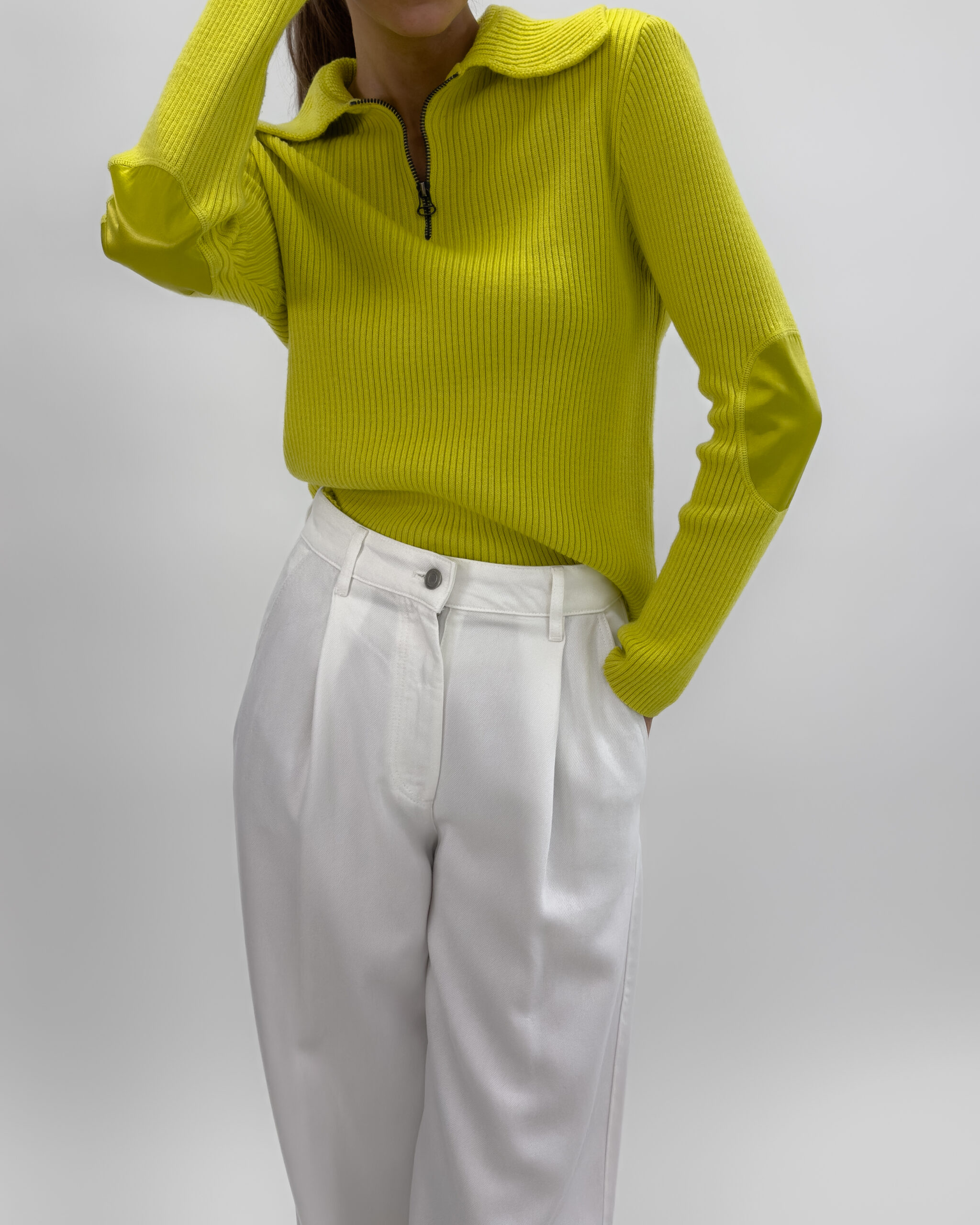 MarcCain Bright Green Wool Sweater