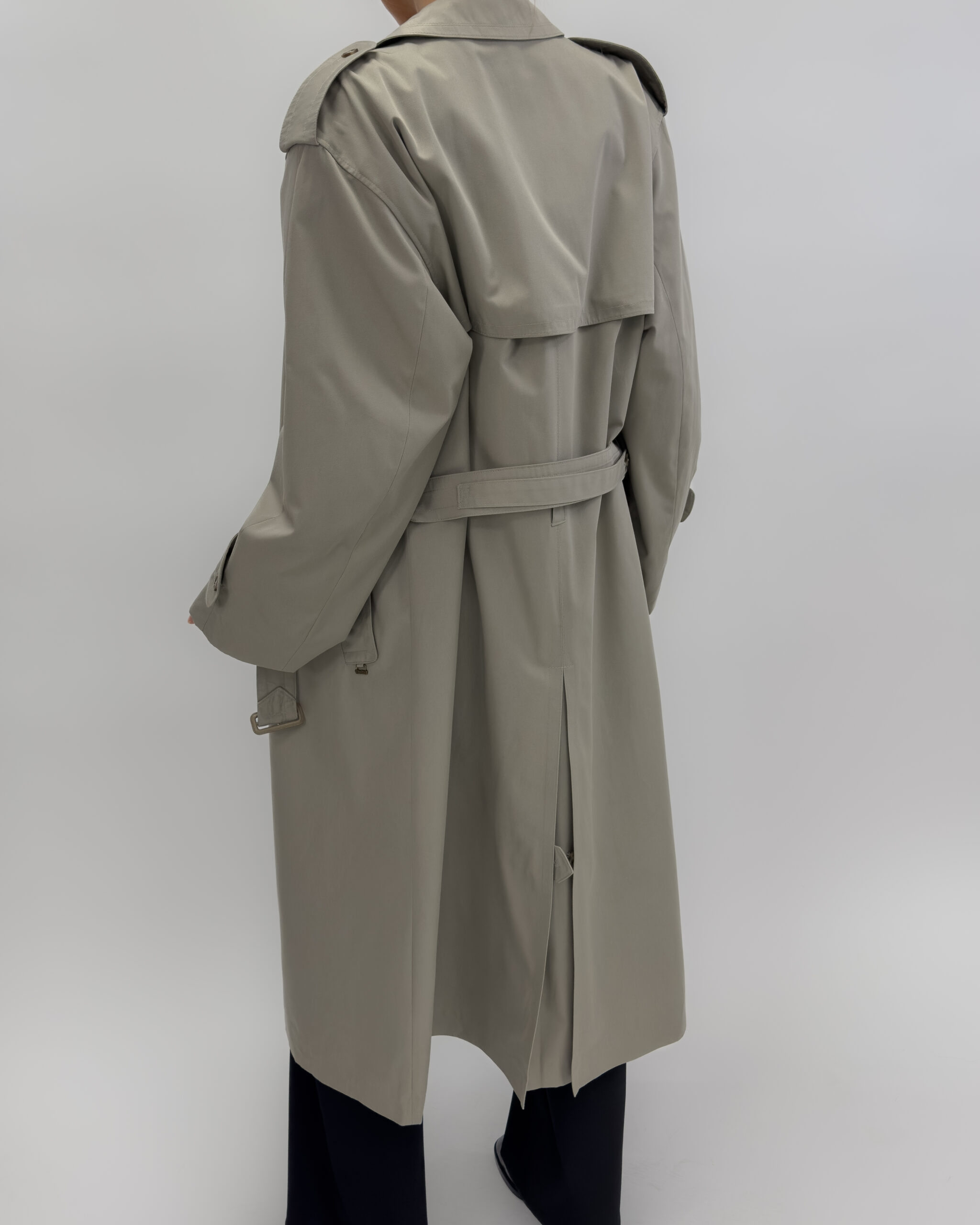 Double Breasted Unisex Trench Coat