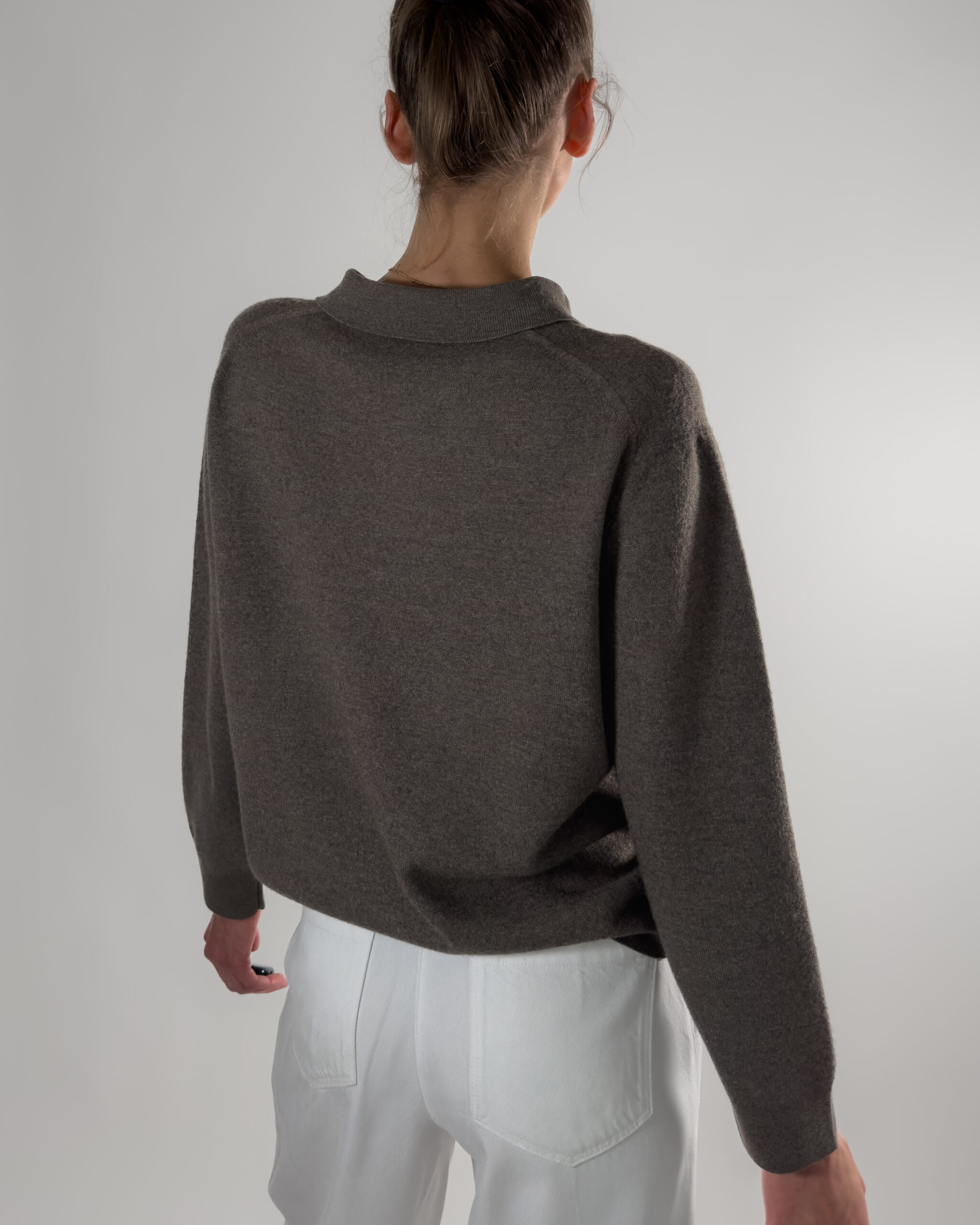 Wool Blend Sweater | Taupe