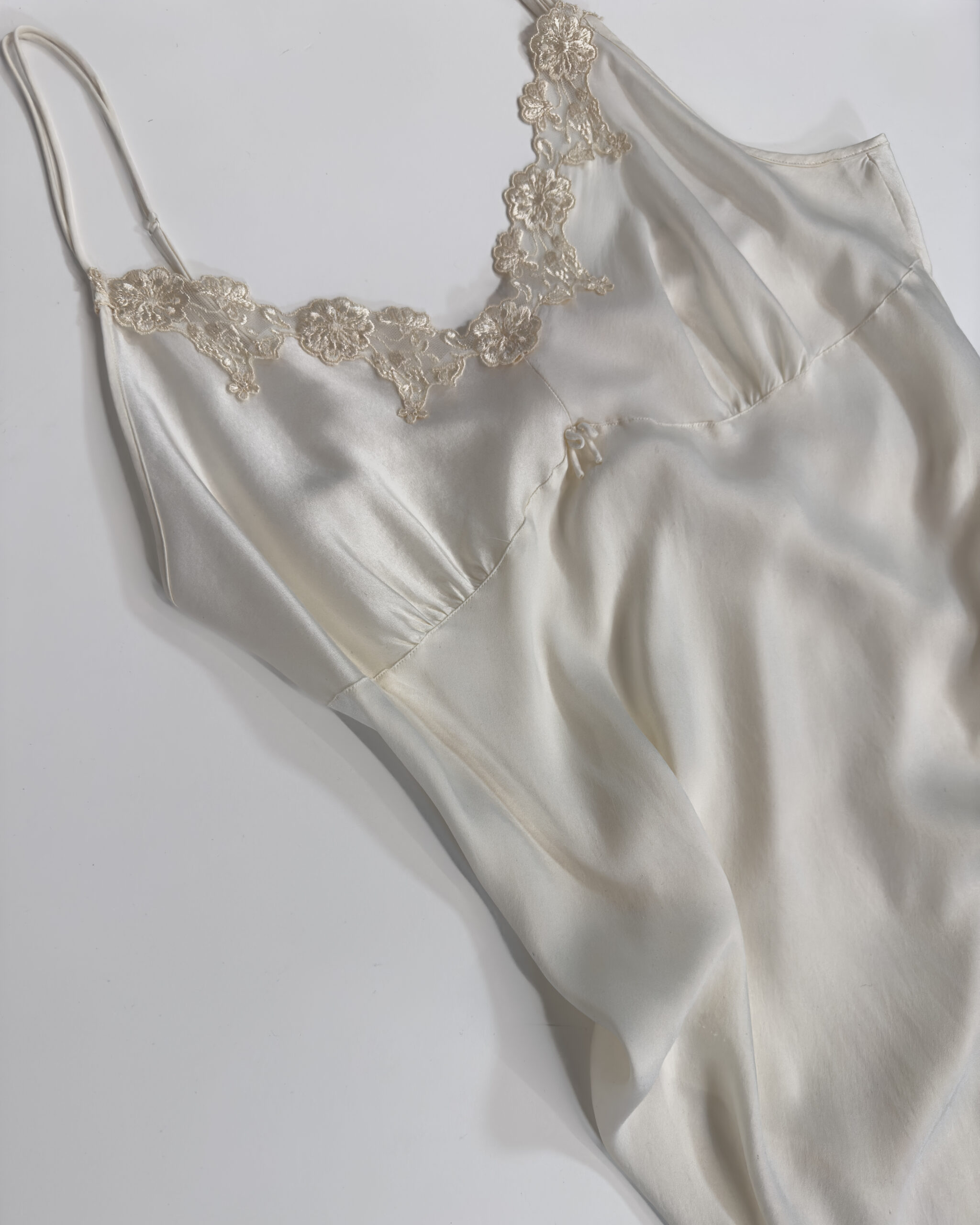 Pure Silk Nightgown | Cream White