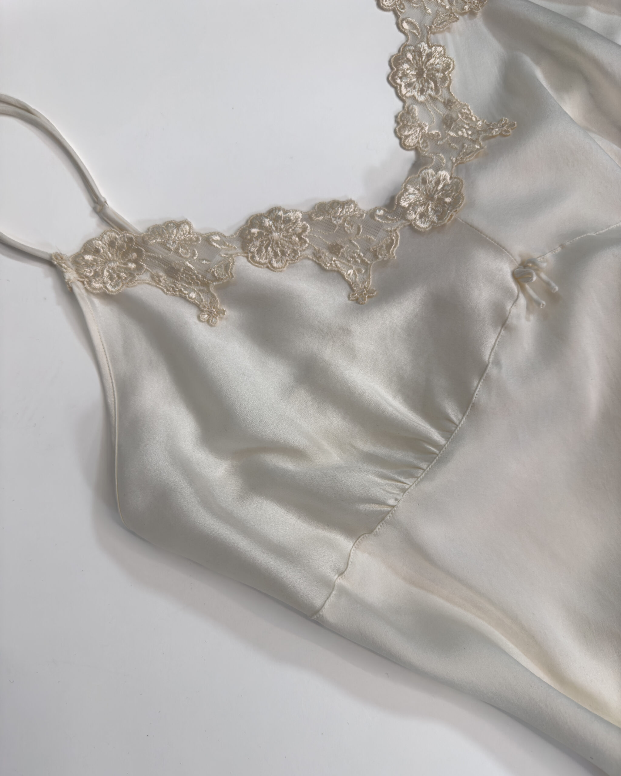 Pure Silk Nightgown | Cream White