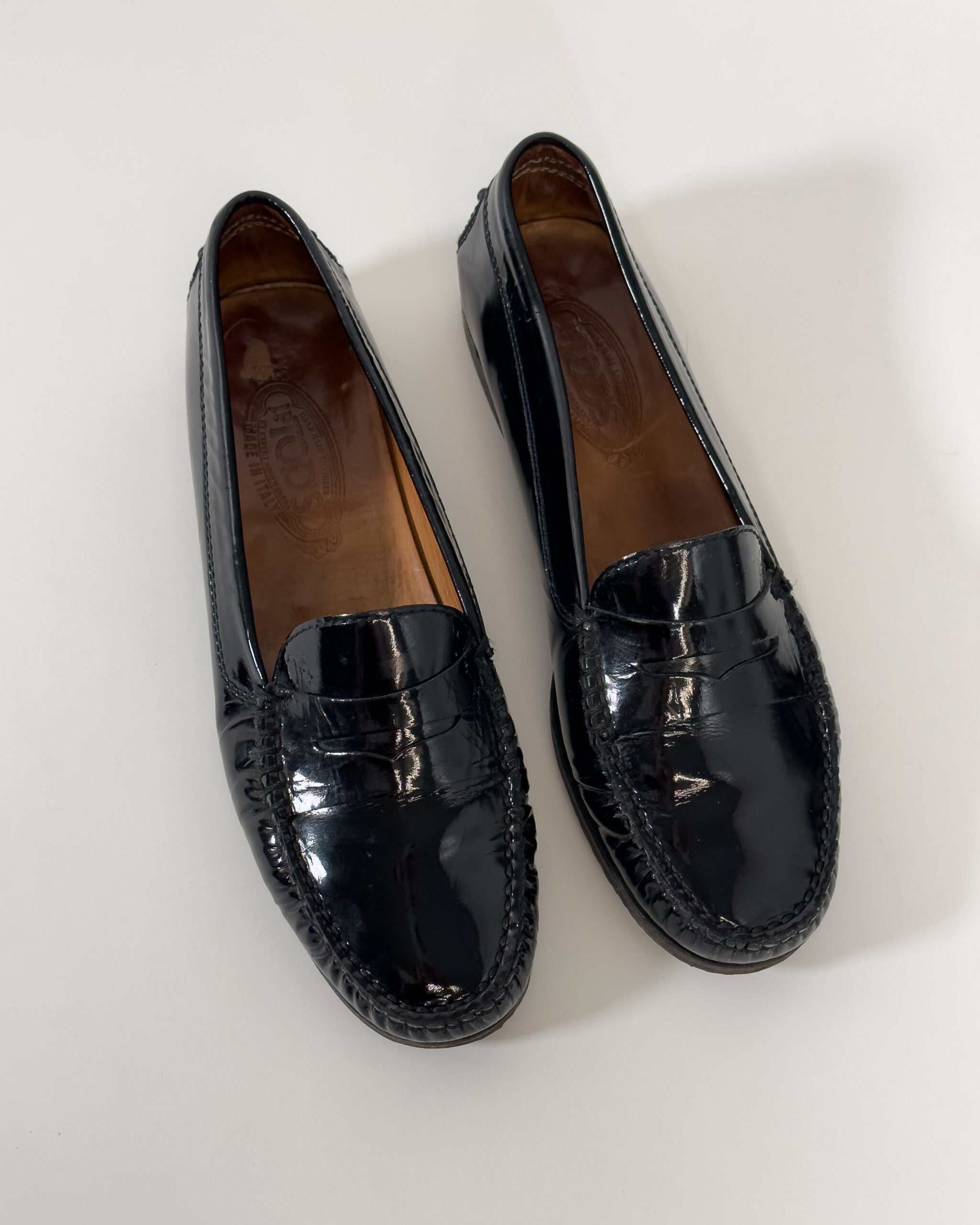 Tod's Patent Leather Loafers | Black