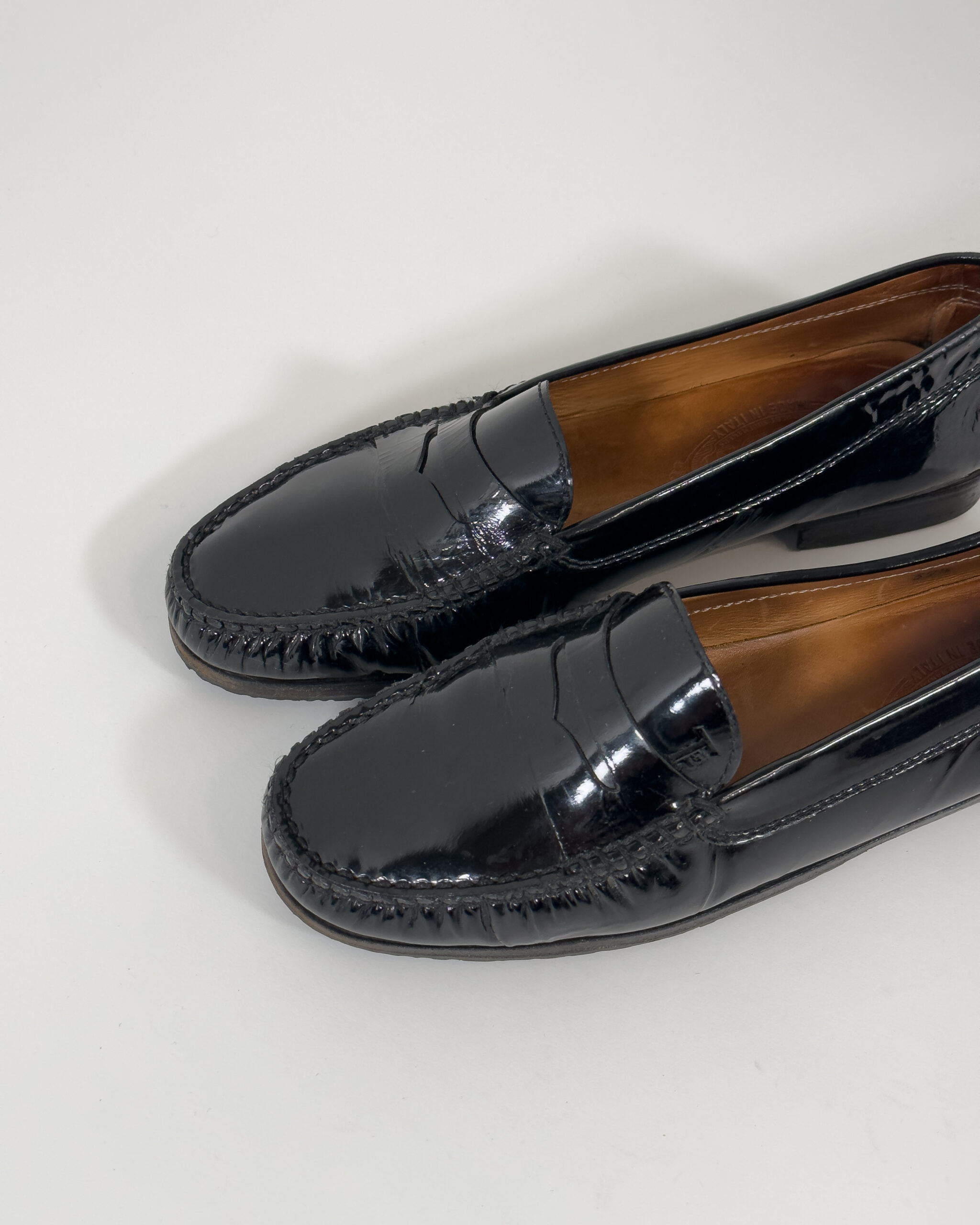 Tod's Patent Leather Loafers | Black