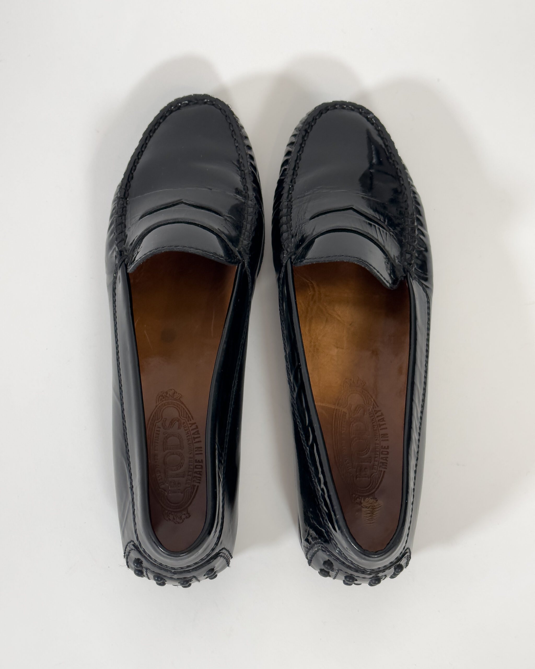 Tod's Patent Leather Loafers | Black