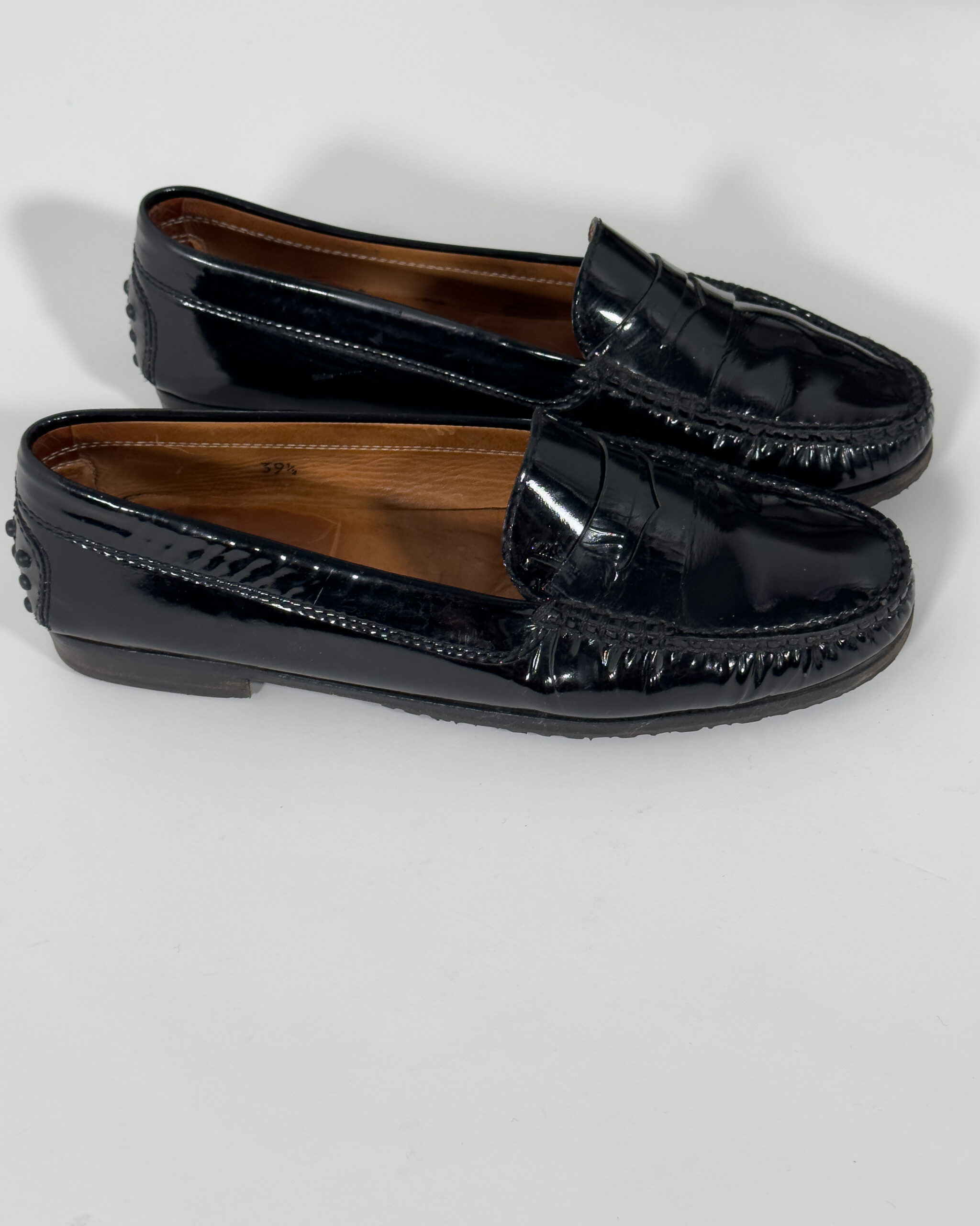 Tod's Patent Leather Loafers | Black