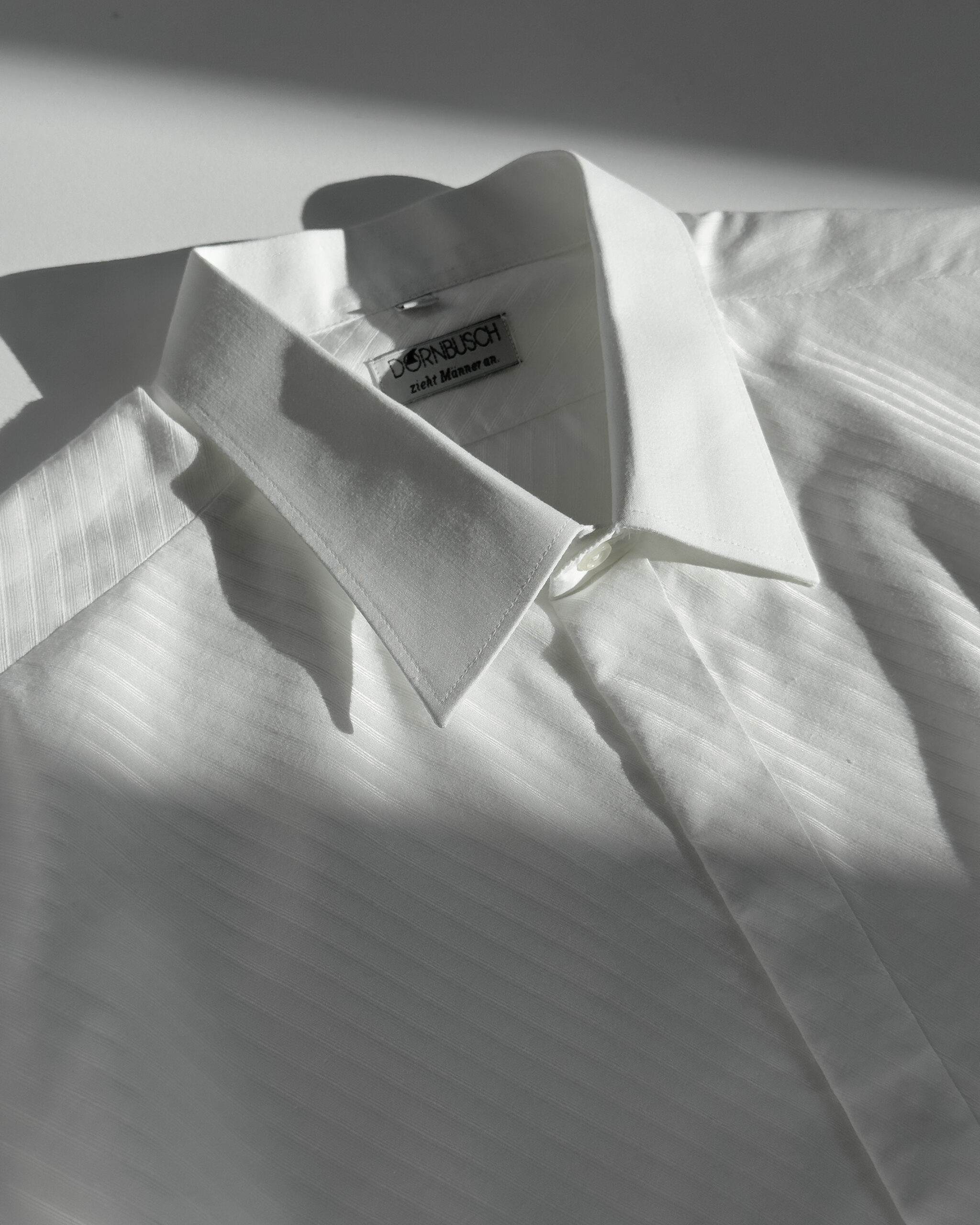 Cotton Blend Shirt | White