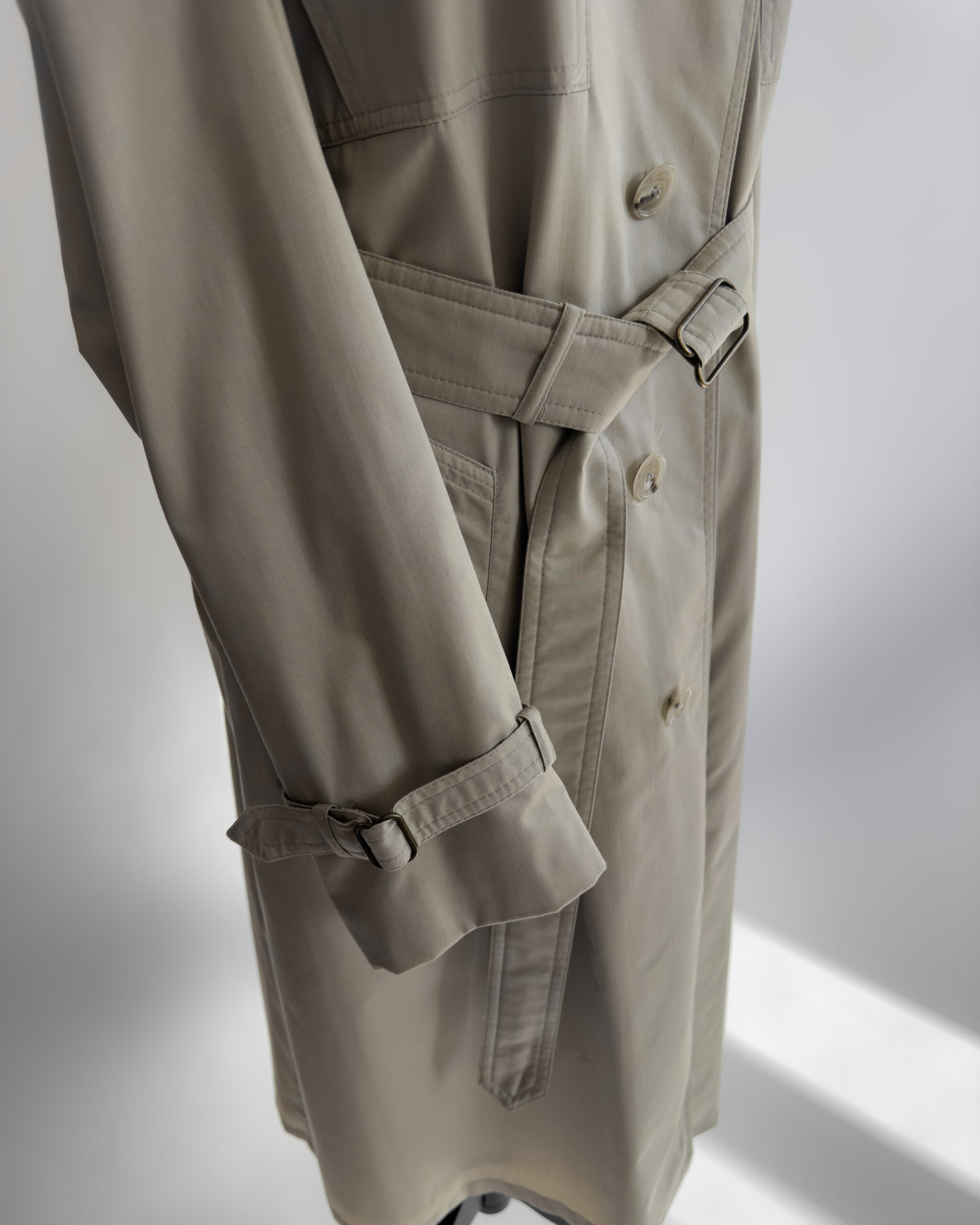 DressBocaj of Sweden Belted Trench Coat | Taupe Beige