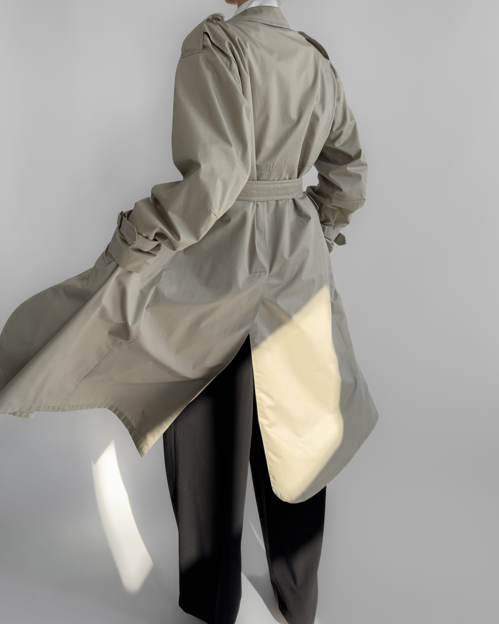 DressBocaj of Sweden Belted Trench Coat | Taupe Beige