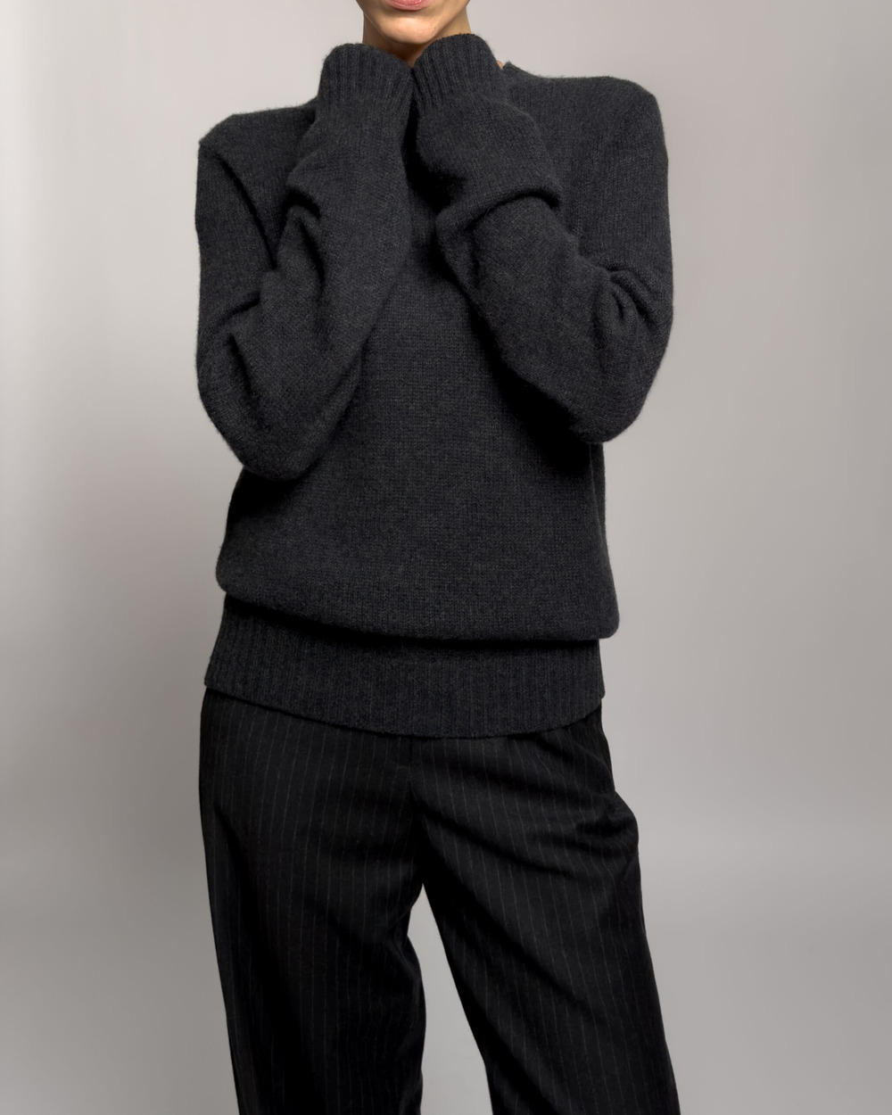 Prada Cashmere Sweater | Dark Grey