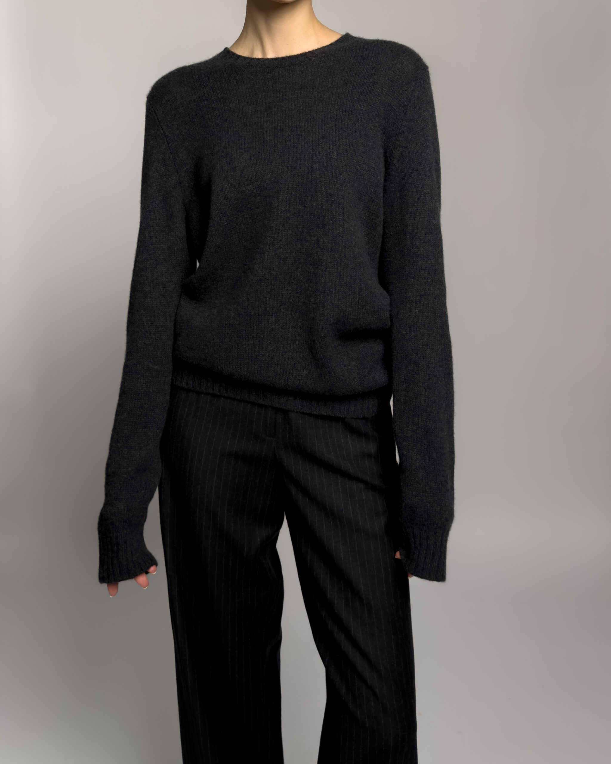 Prada Cashmere Sweater | Dark Grey