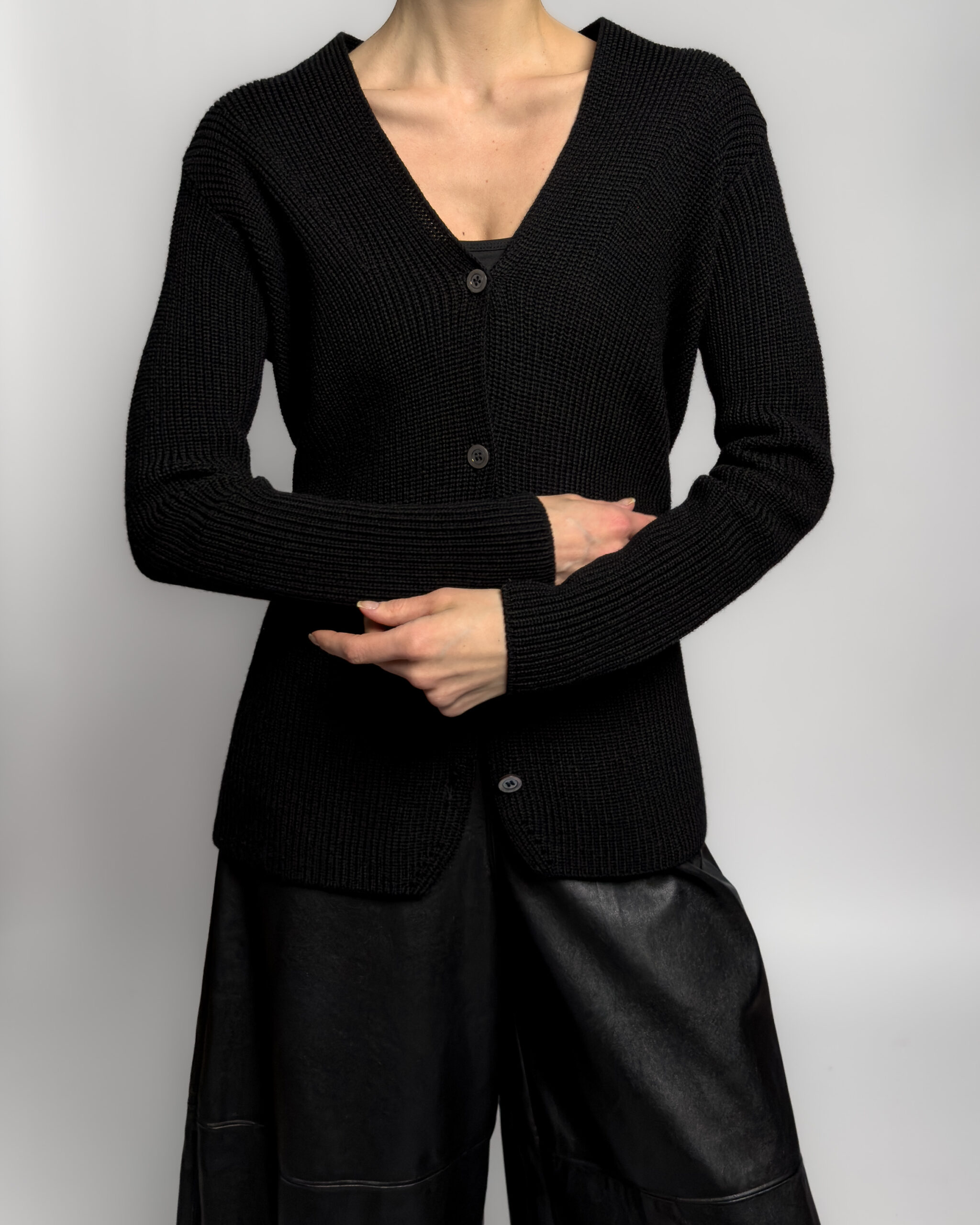 Marella Wool Cardigan | Black