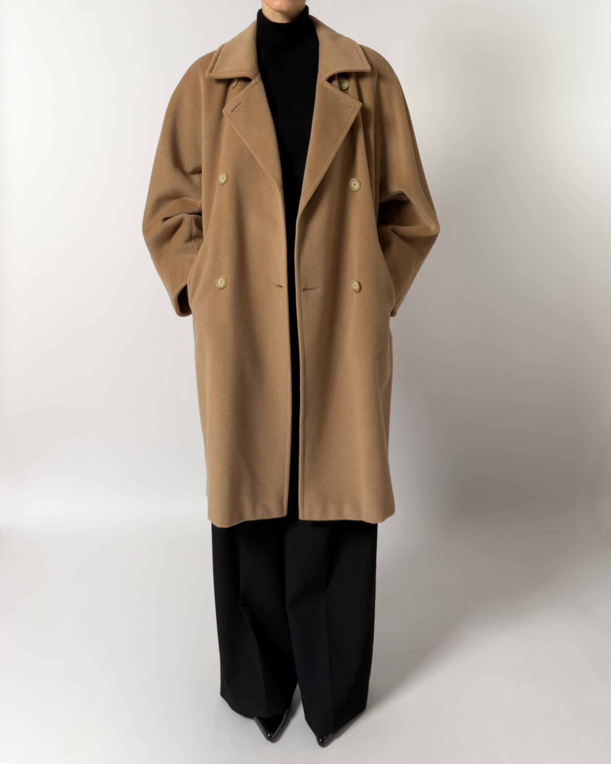 Max Mara 101801 Iconic Wool Coat | Beige