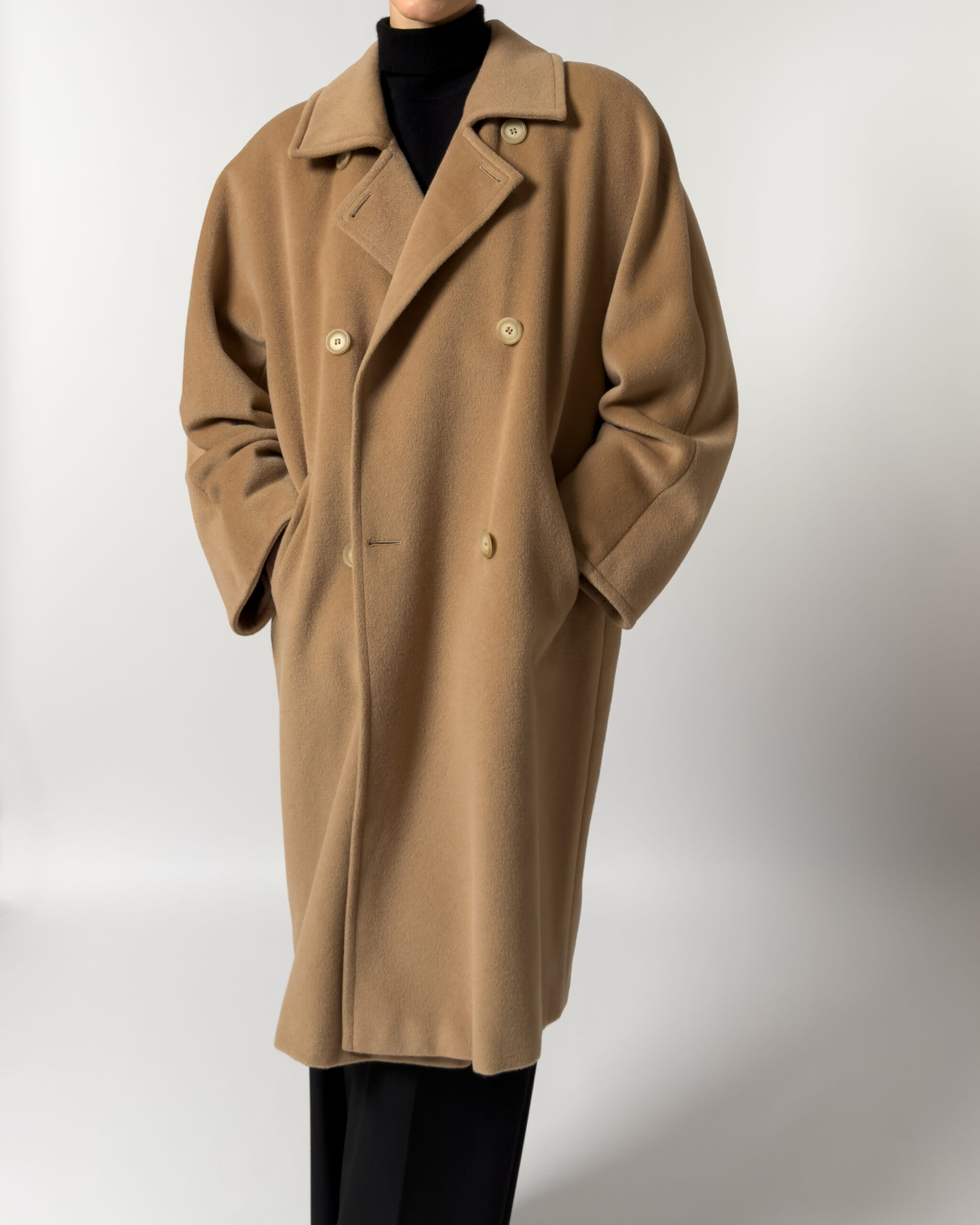 Max Mara 101801 Iconic Wool Coat | Beige