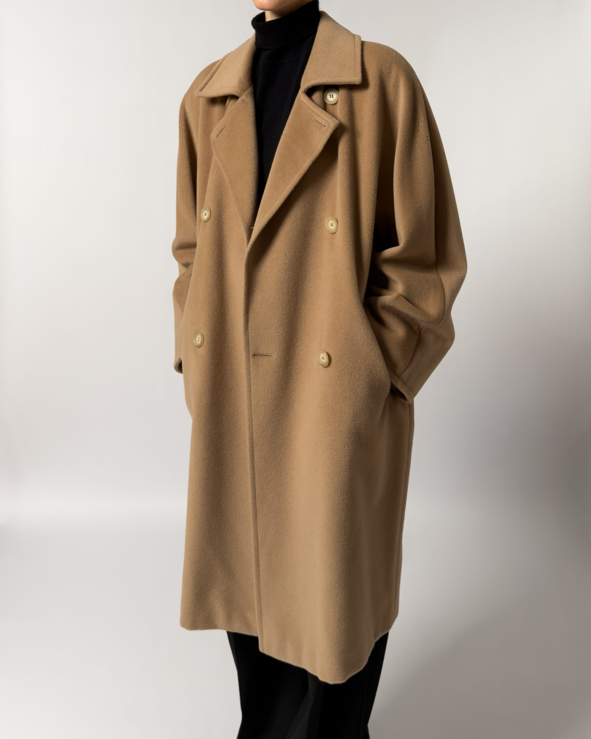 Max Mara 101801 Iconic Wool Coat | Beige
