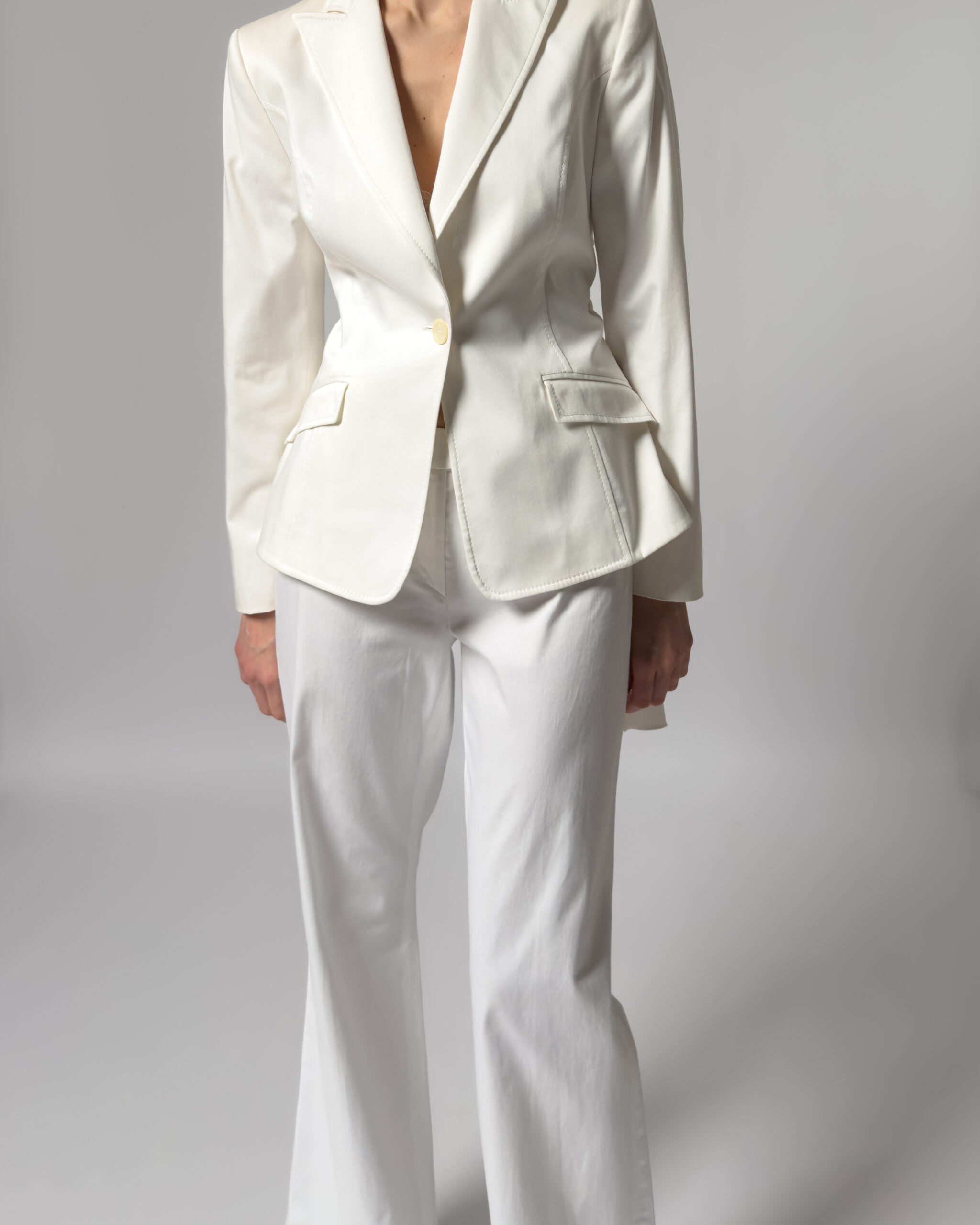 Valentino Suit Trousers | White