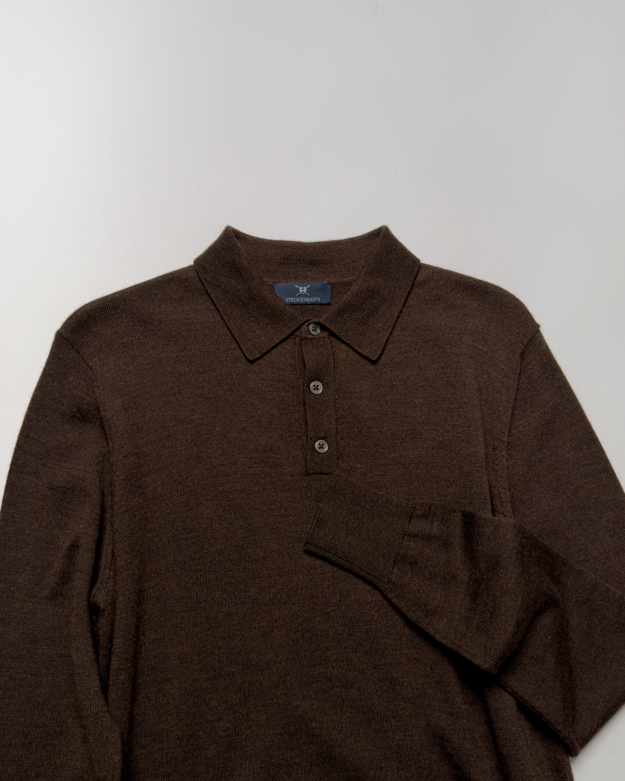 Pure Merino Wool Sweater | Dark Brown