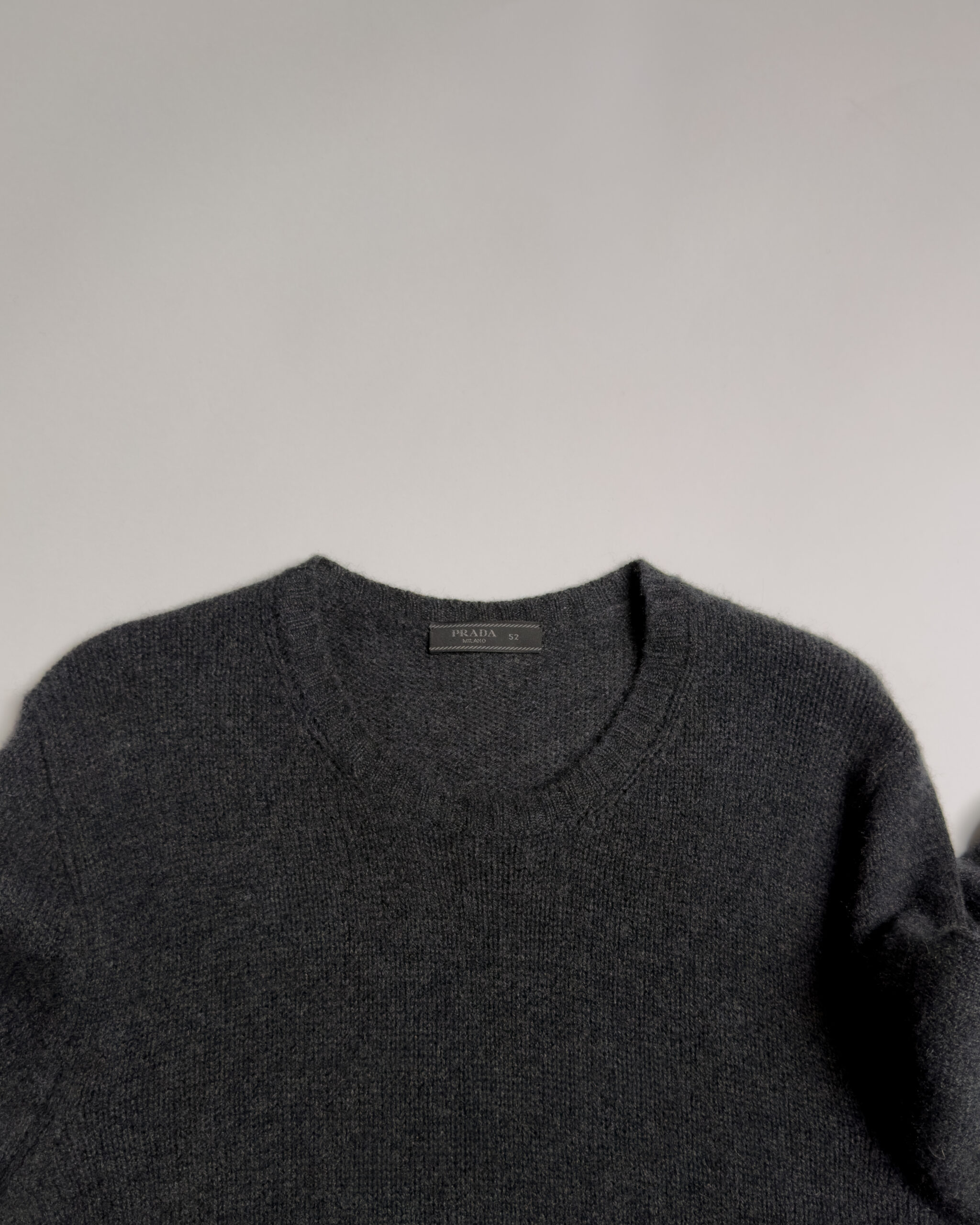 Prada Cashmere Sweater | Dark Grey