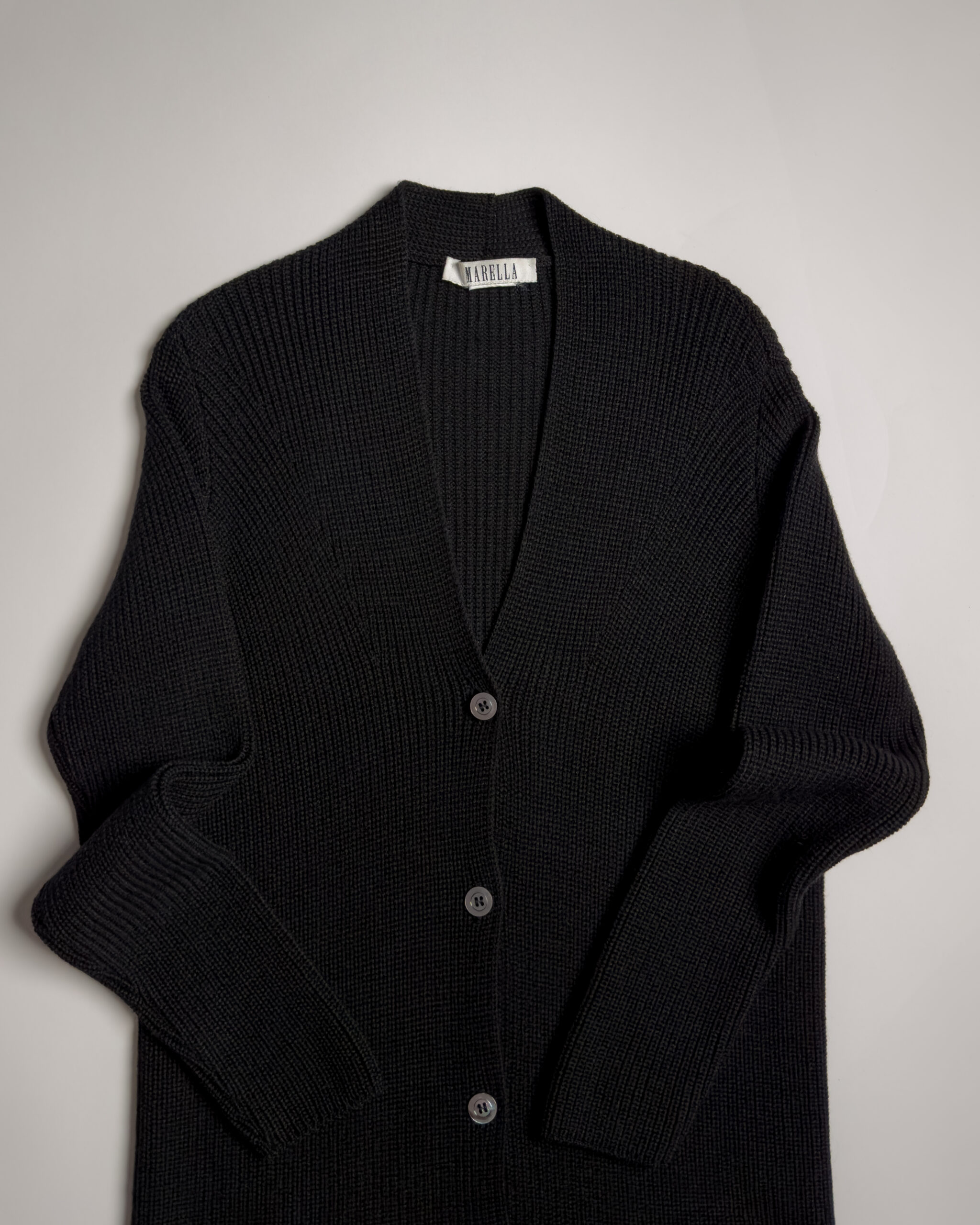 Marella Wool Cardigan | Black