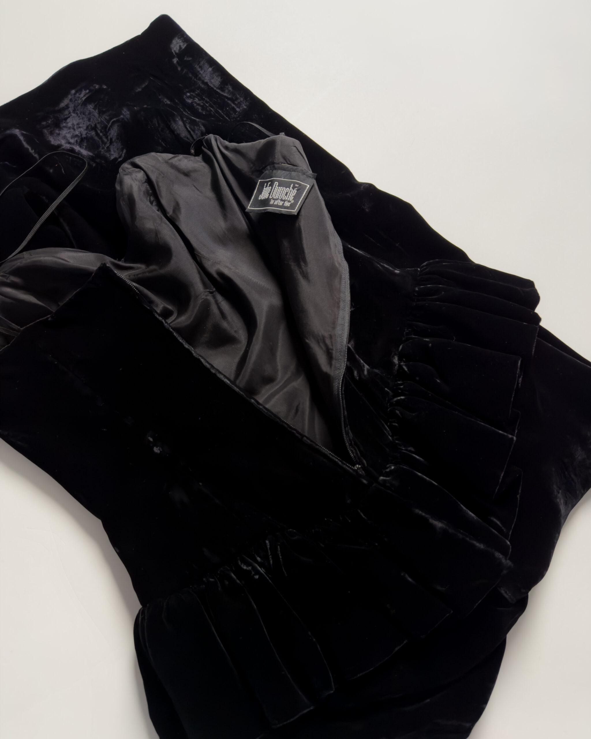 Velvet Maxi Dress | Black