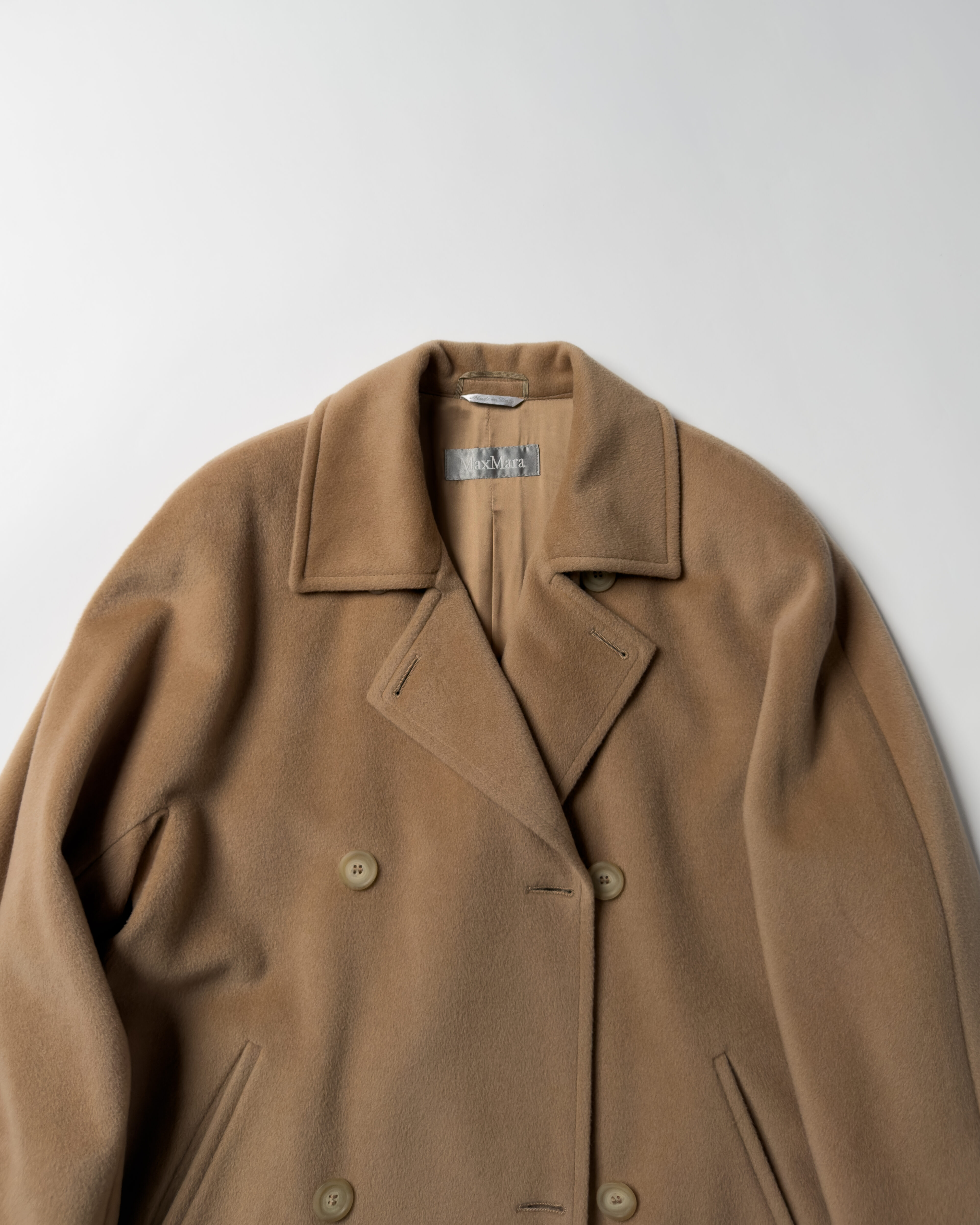 Max Mara 101801 Iconic Wool Coat | Beige