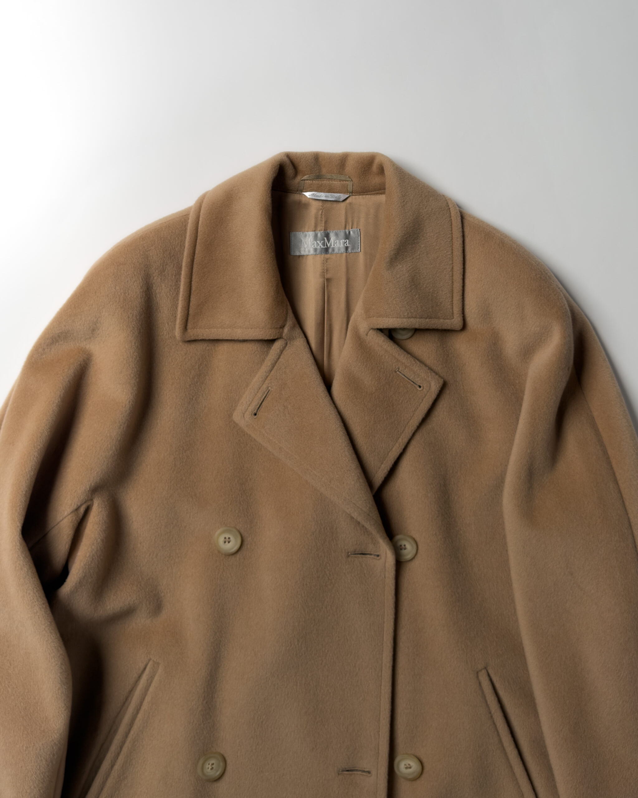 Max Mara 101801 Iconic Wool Coat | Beige
