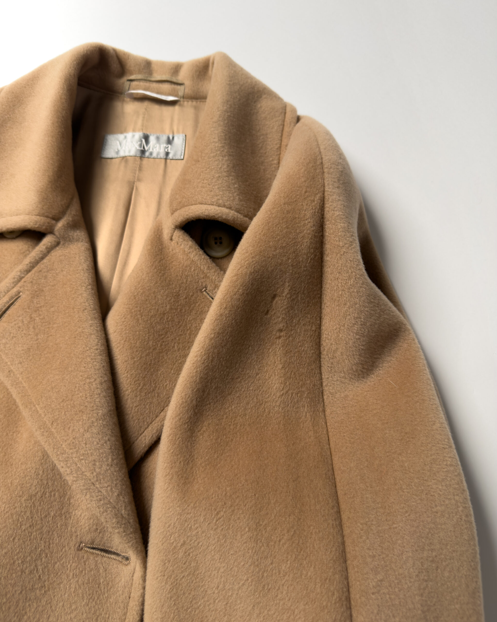 Max Mara 101801 Iconic Wool Coat | Beige