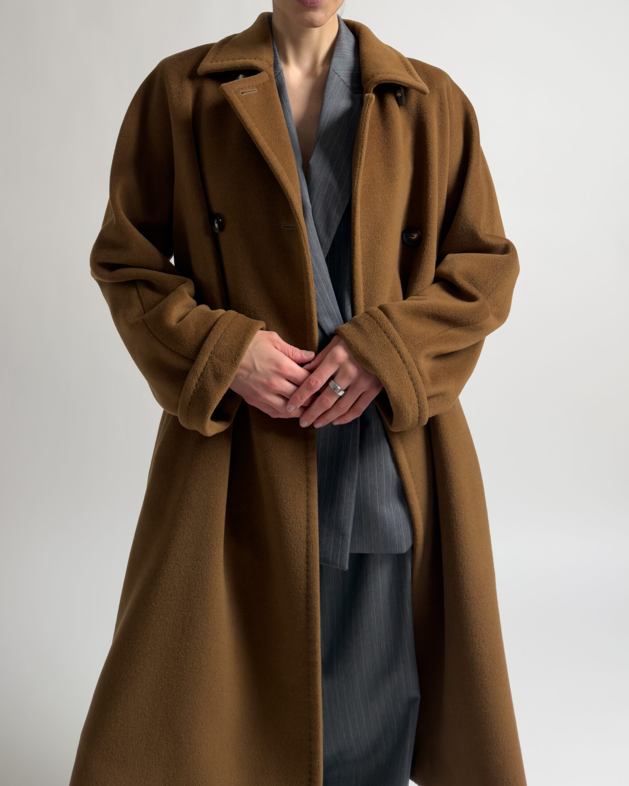 Max Mara 101801 Iconic Wool Coat | Cognac