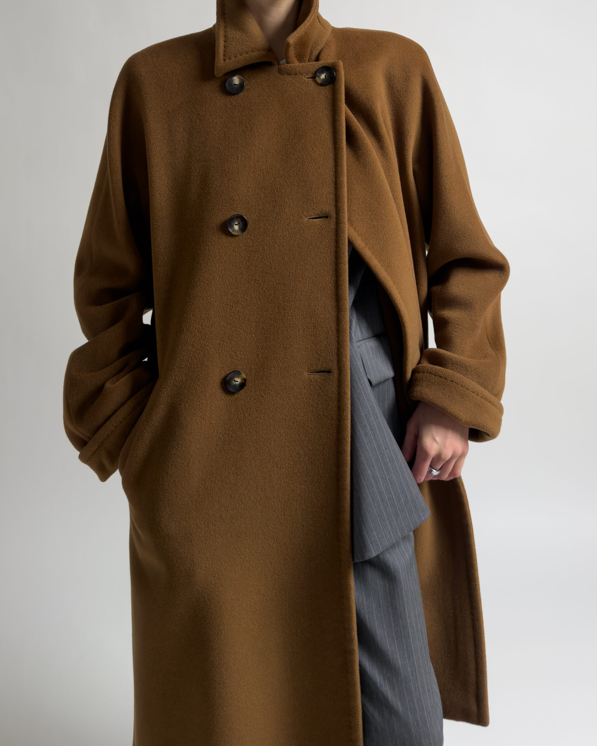 Max Mara 101801 Iconic Wool Coat | Cognac