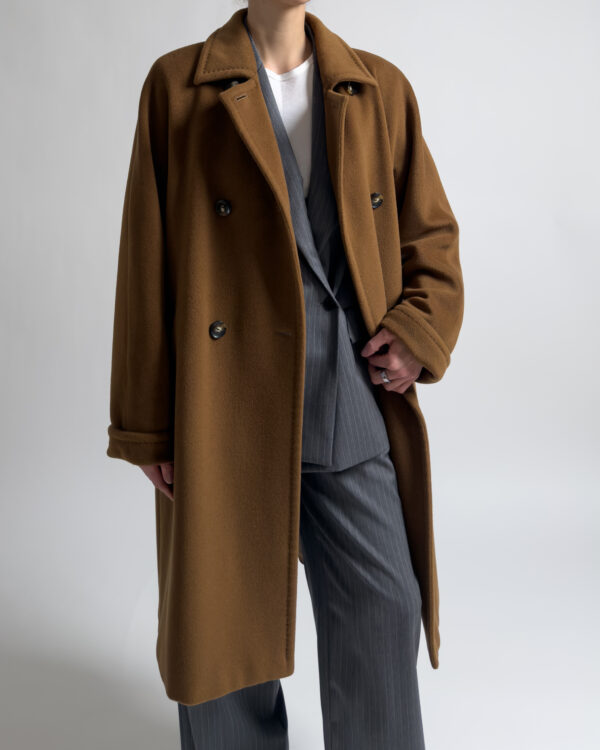 Max Mara 101801 Iconic Wool Coat | Cognac