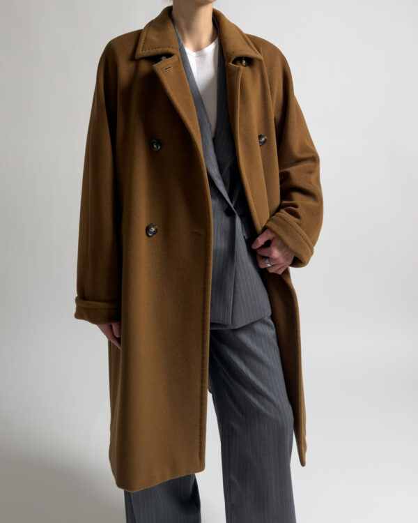 Max Mara 101801 Iconic Wool Coat | Cognac