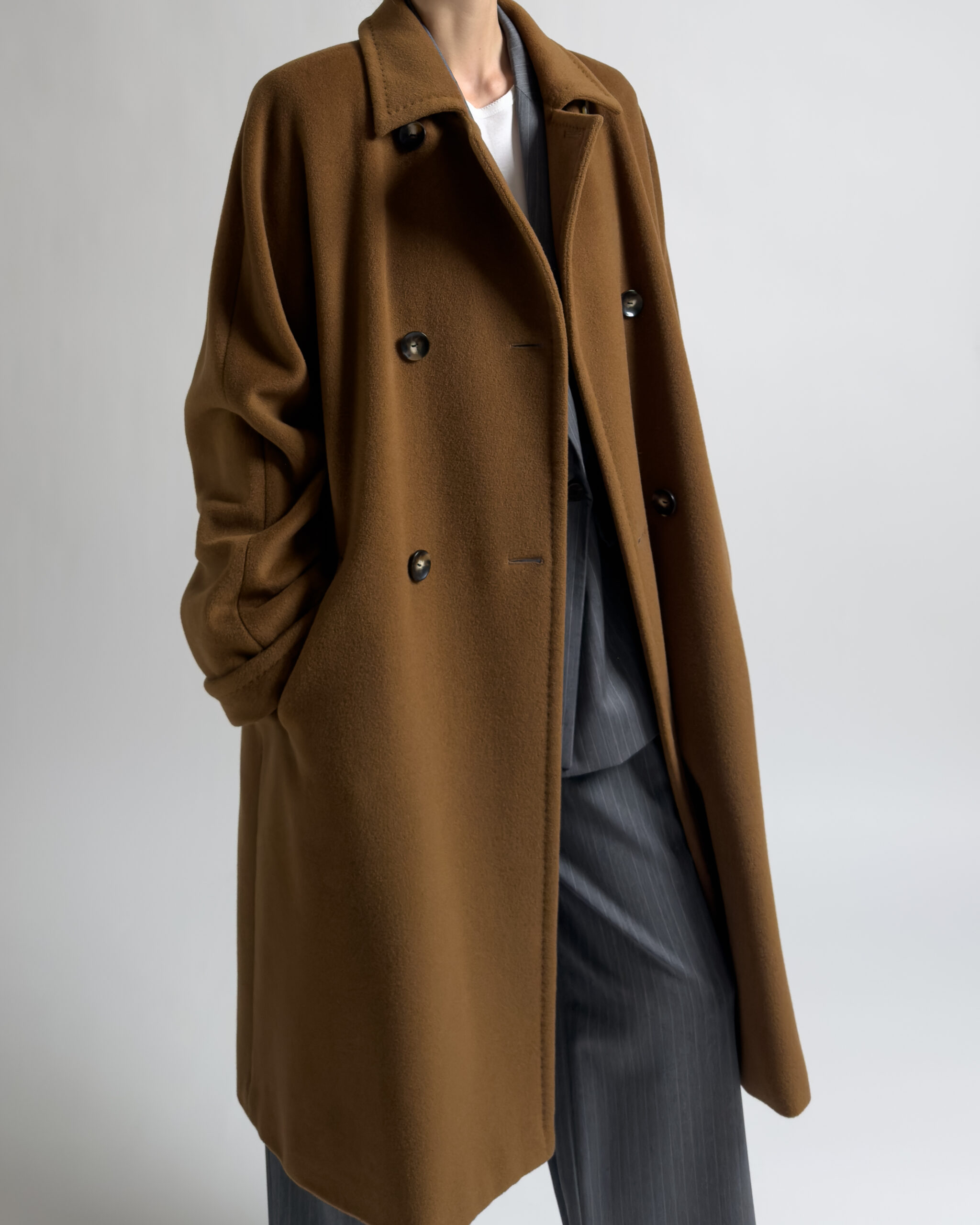 Max Mara 101801 Iconic Wool Coat | Cognac