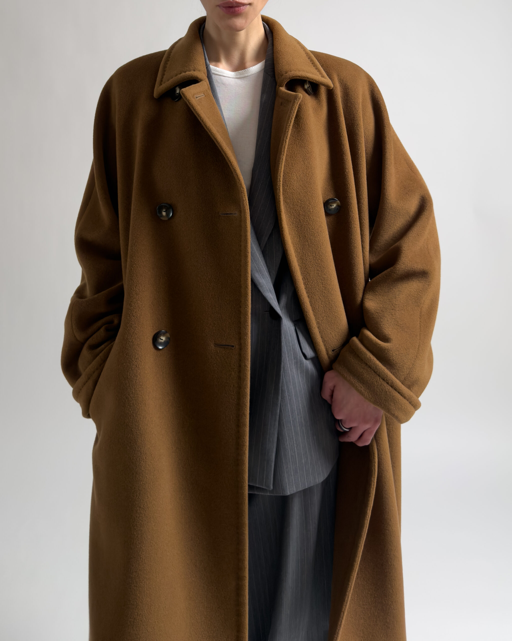 Max Mara 101801 Iconic Wool Coat | Cognac