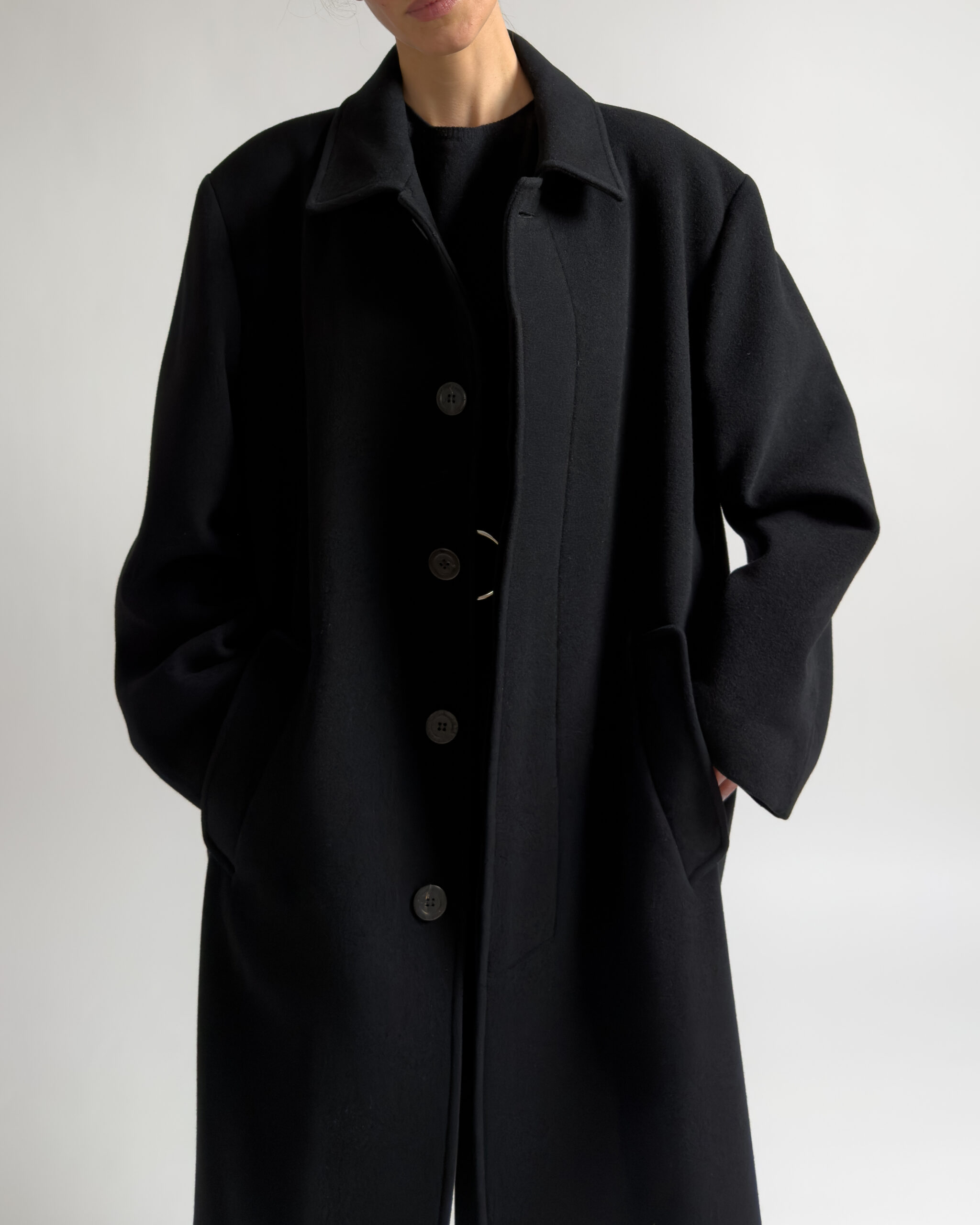 Valentino Wool Coat | Black