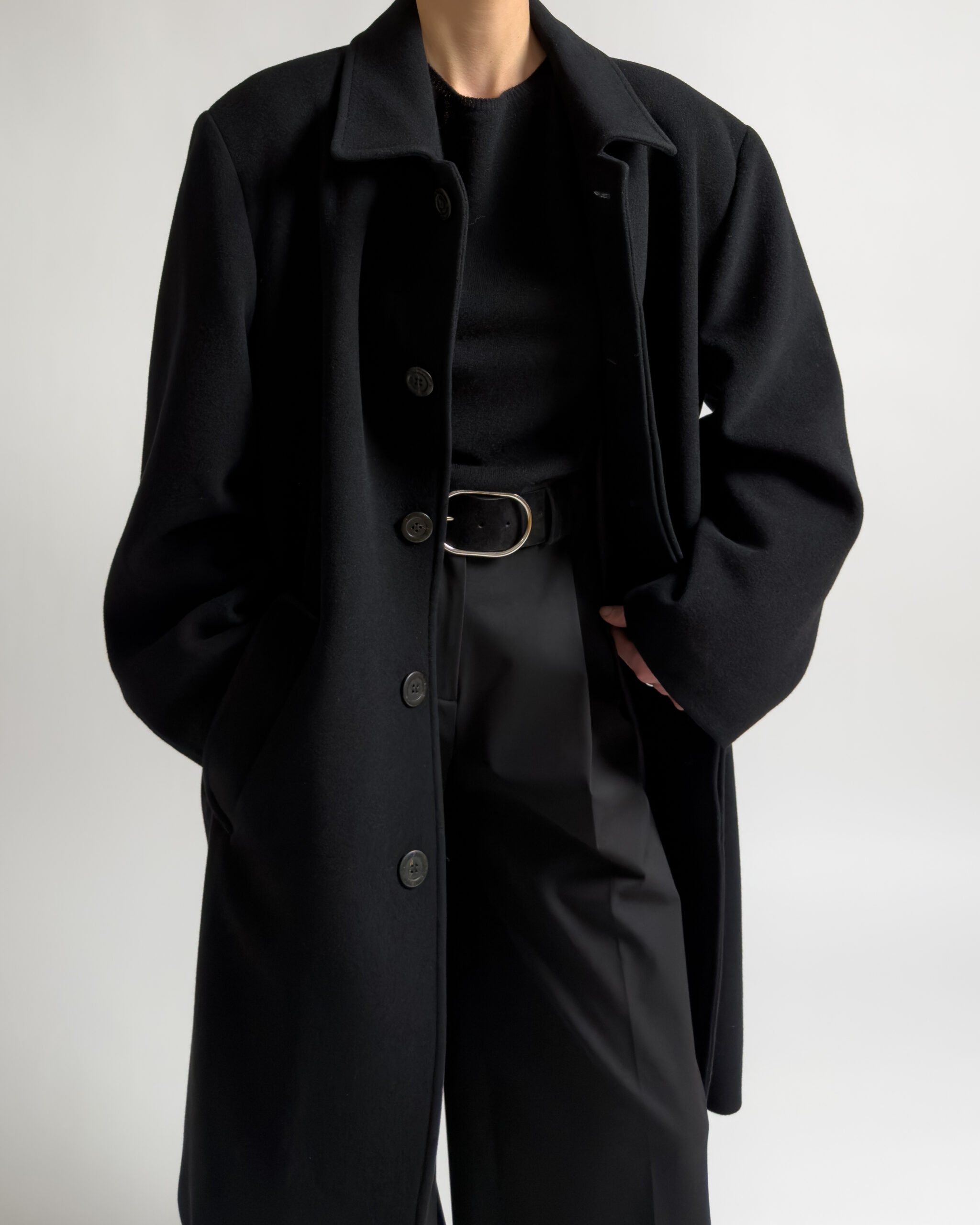 Valentino Wool Coat | Black