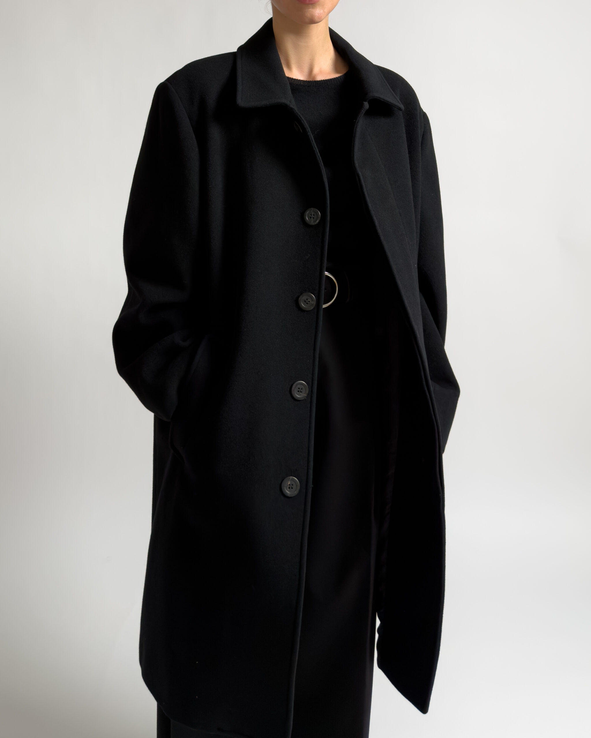 Valentino Wool Coat | Black