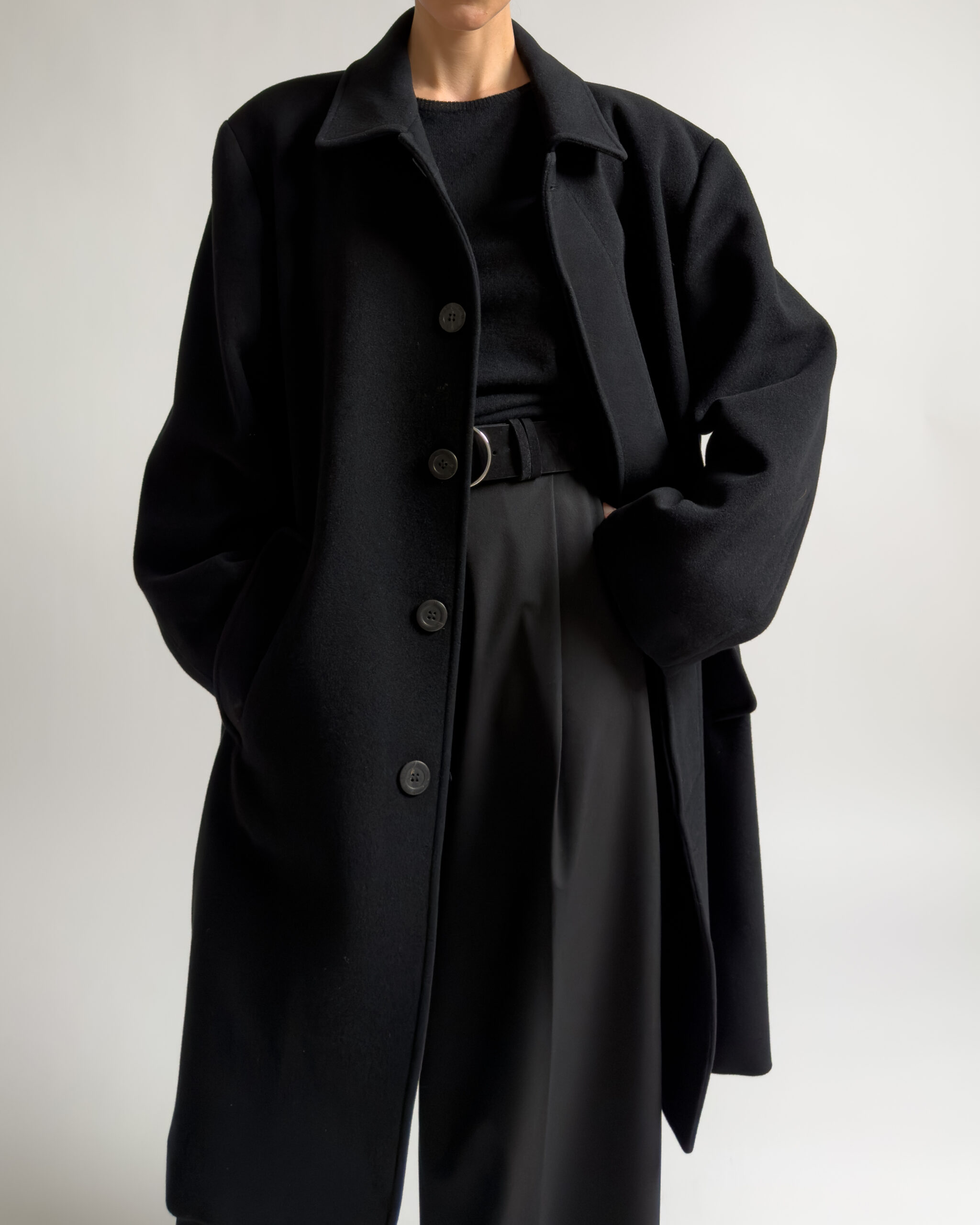 Valentino Wool Coat | Black