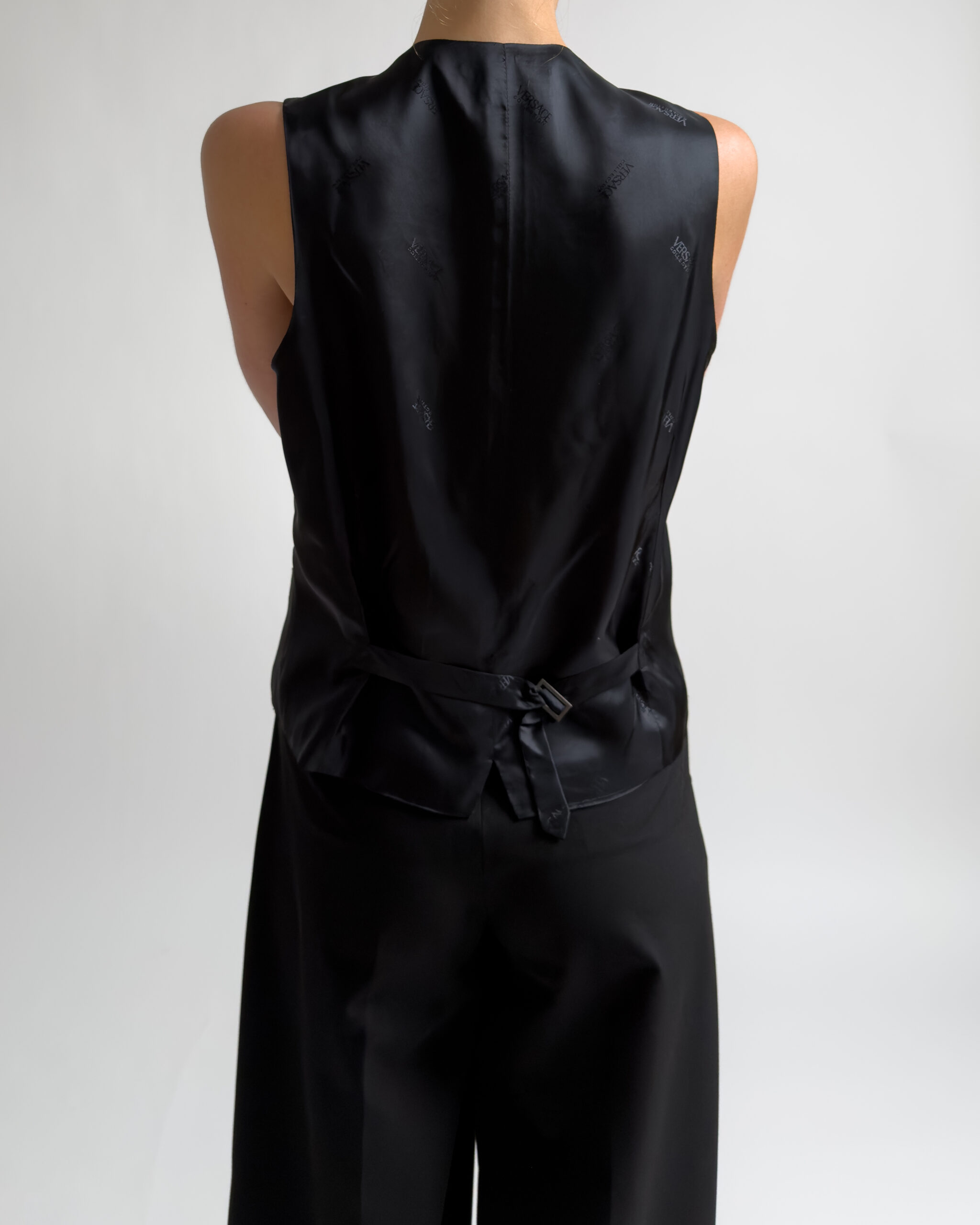 Versace Collection Tailored Suit Vest | Black