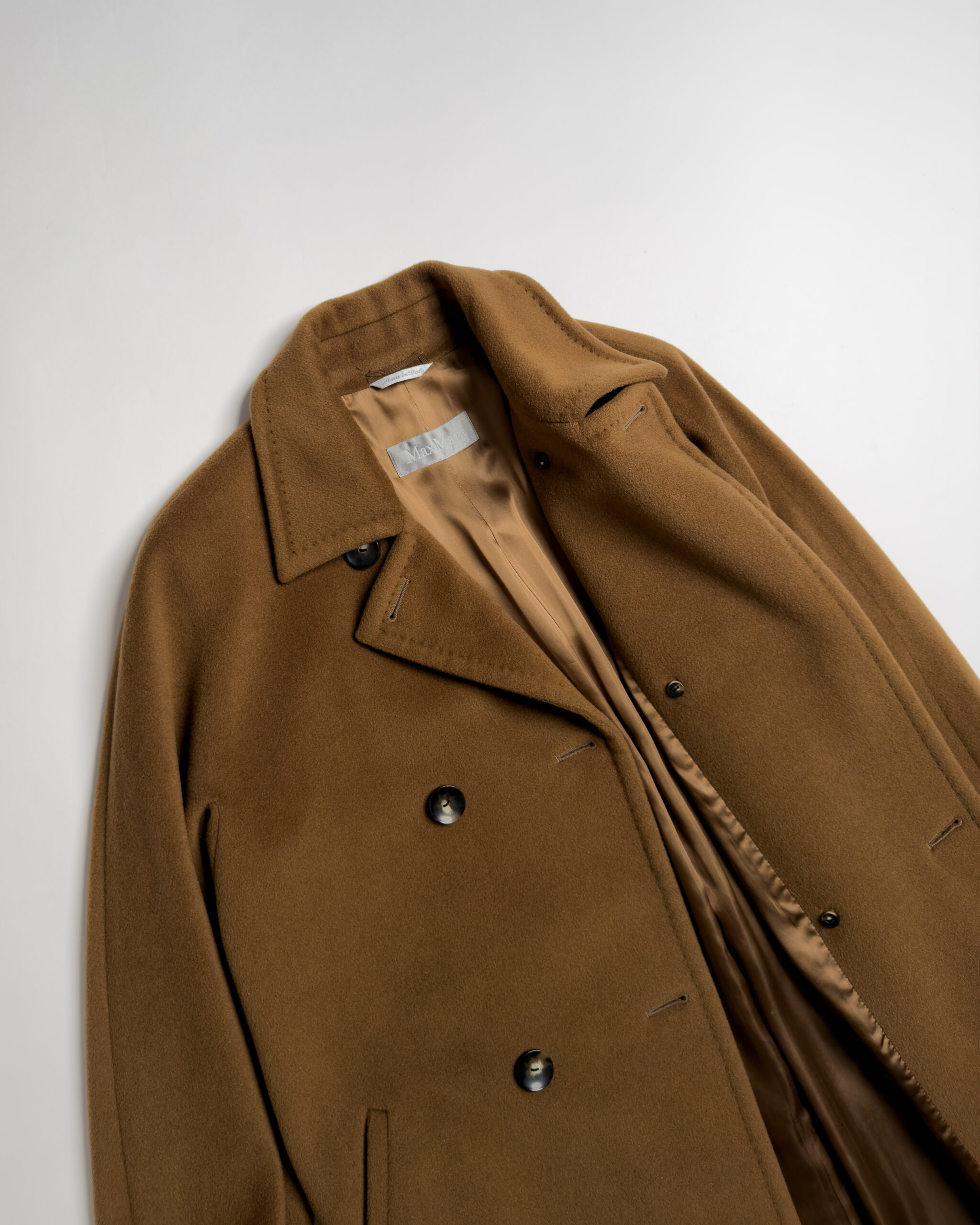 Max Mara 101801 Iconic Wool Coat | Cognac