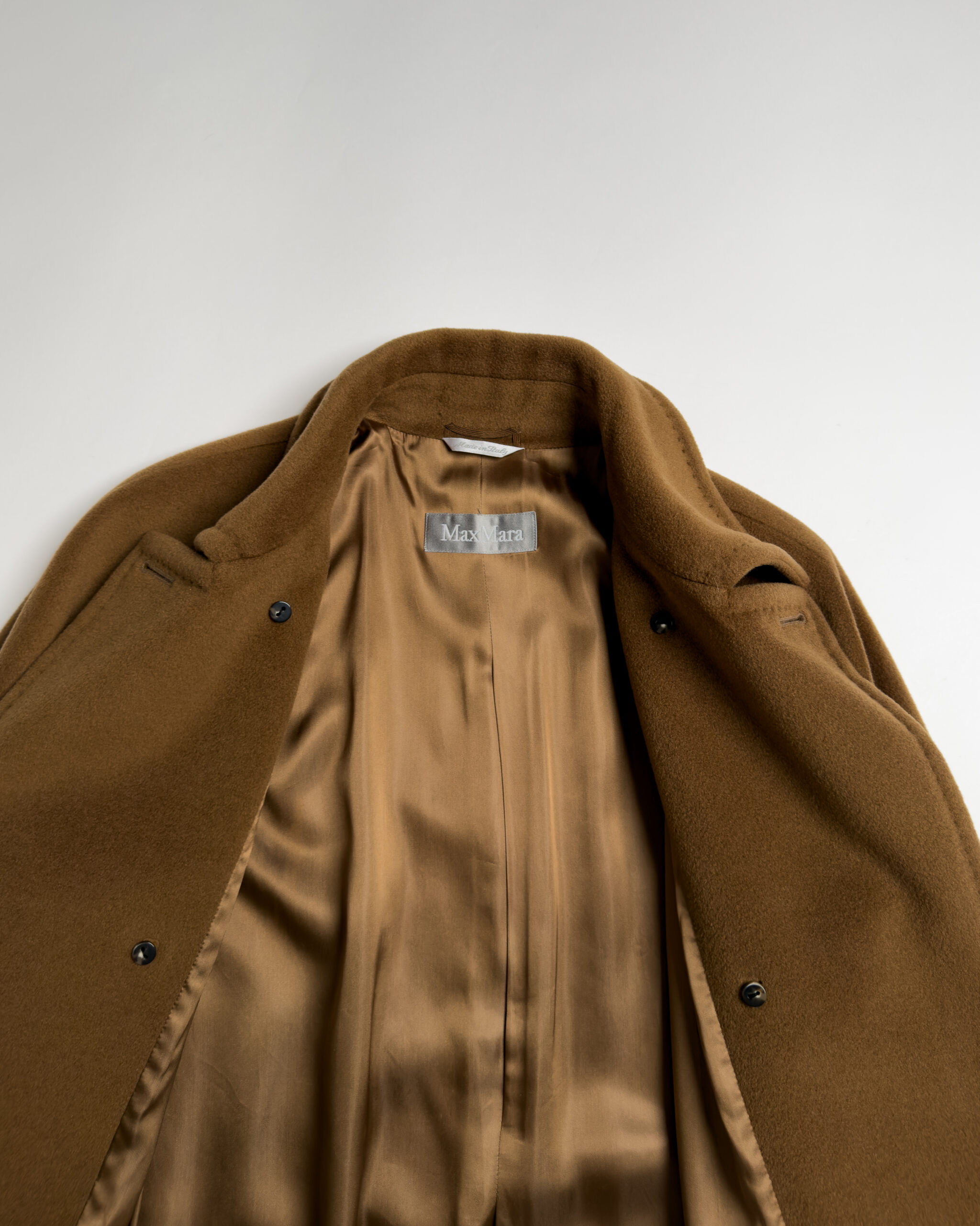 Max Mara 101801 Iconic Wool Coat | Cognac