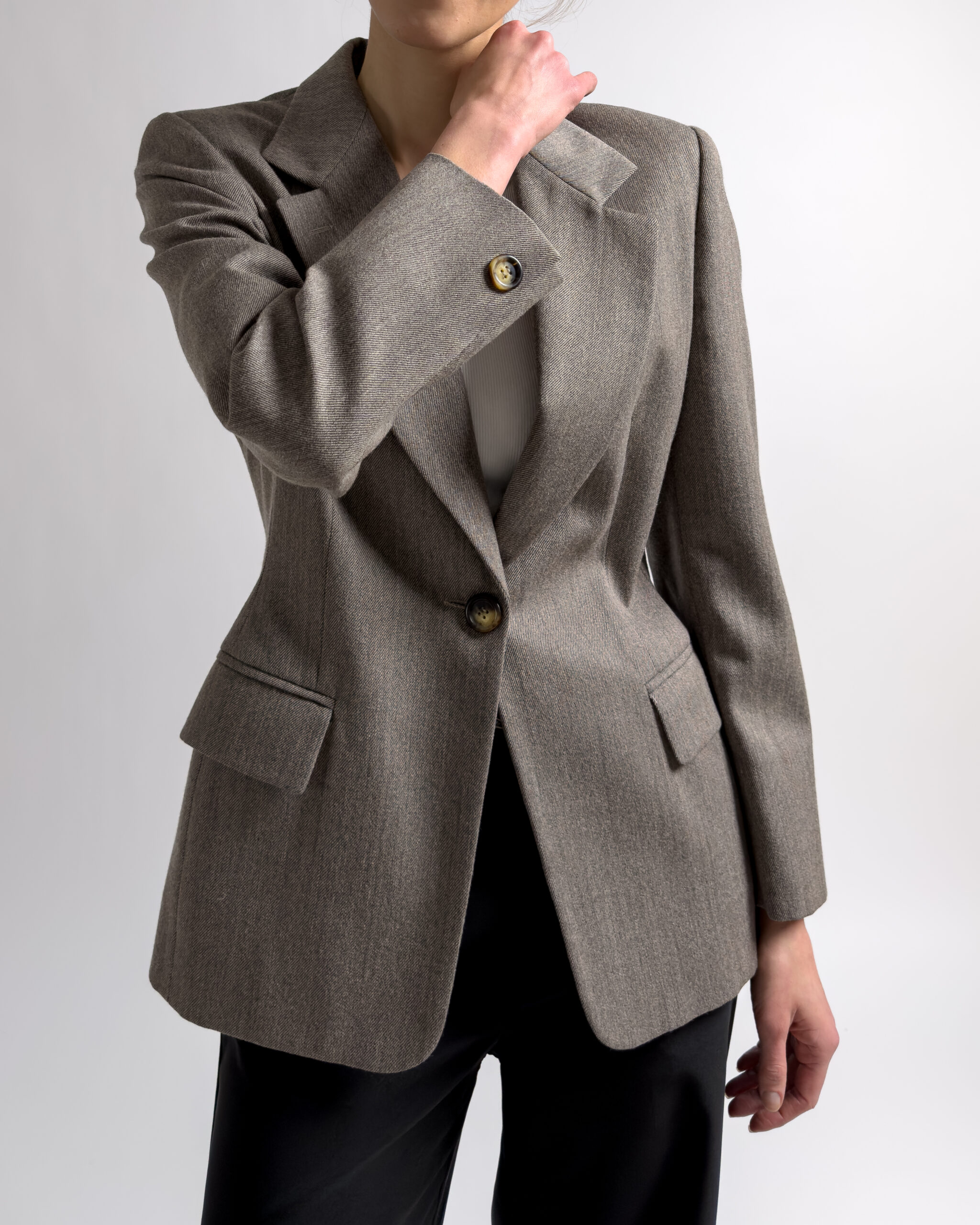Marella Wool Blazer | Beige