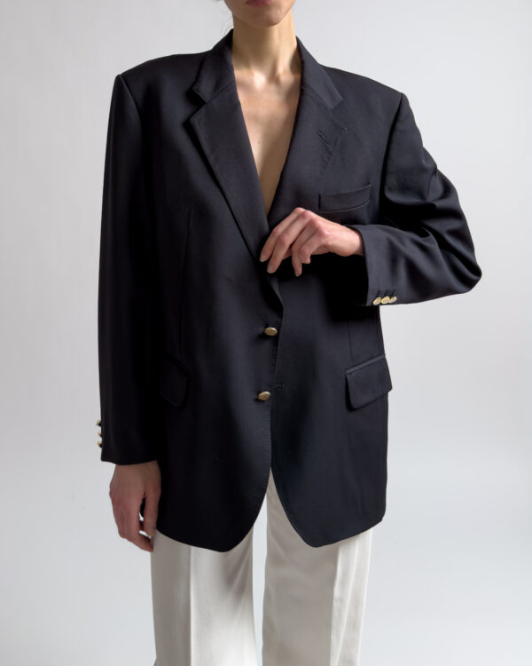 Burberry Wool Blazer | Navy