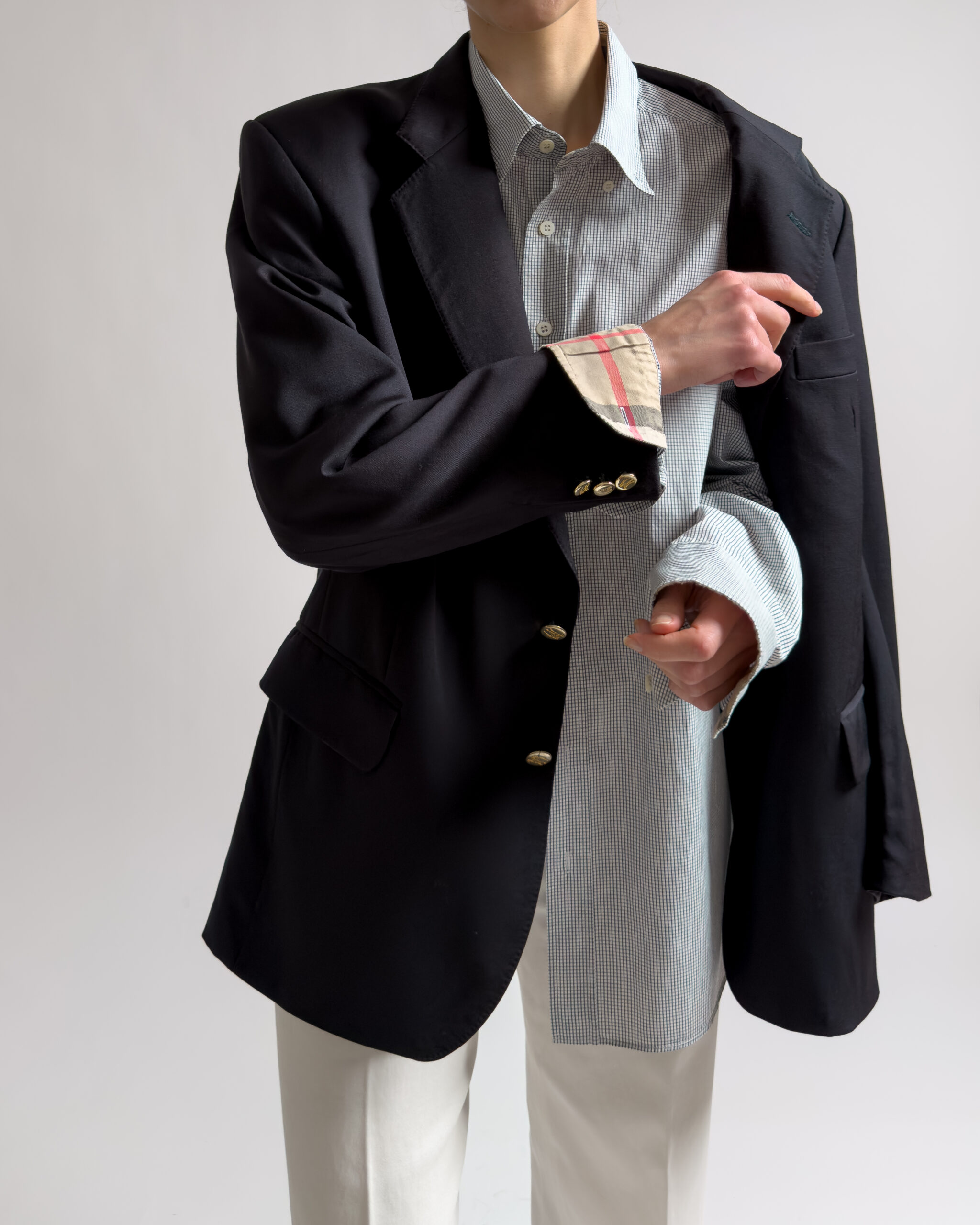 Burberry Wool Blazer | Navy