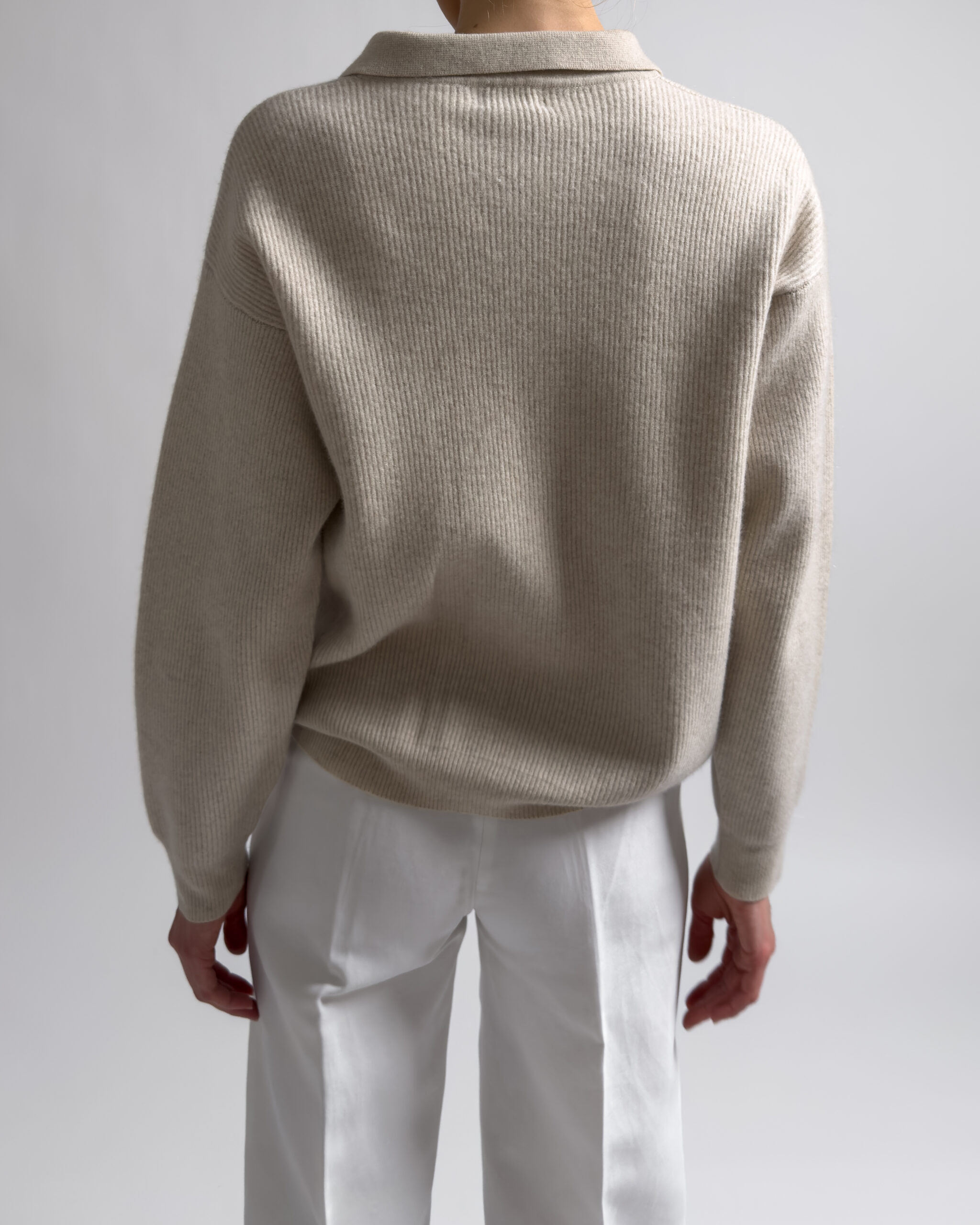 Italian Vintage Pure Cashmere Sweater | Sand