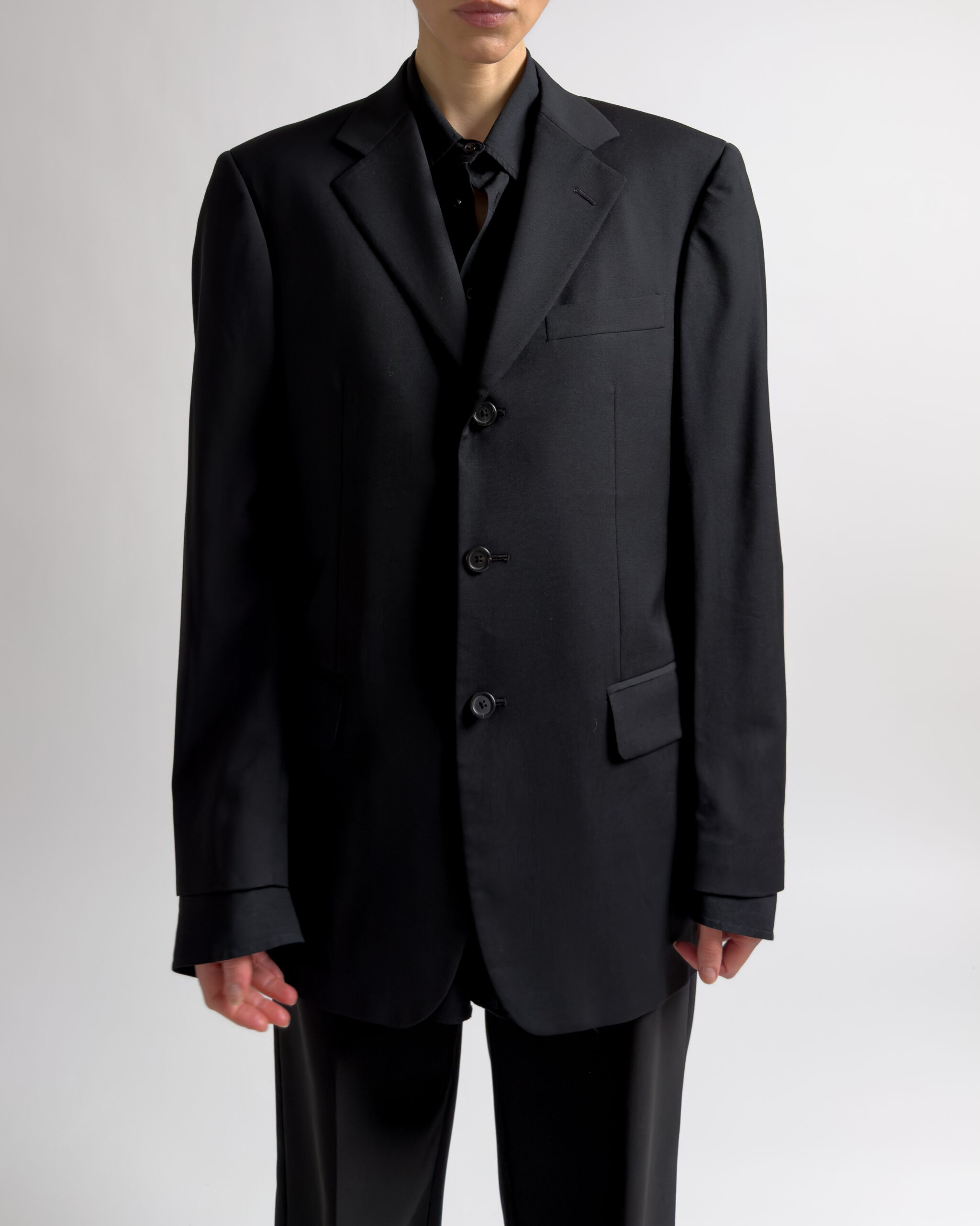 Prada Classic Wool Blazer | Black