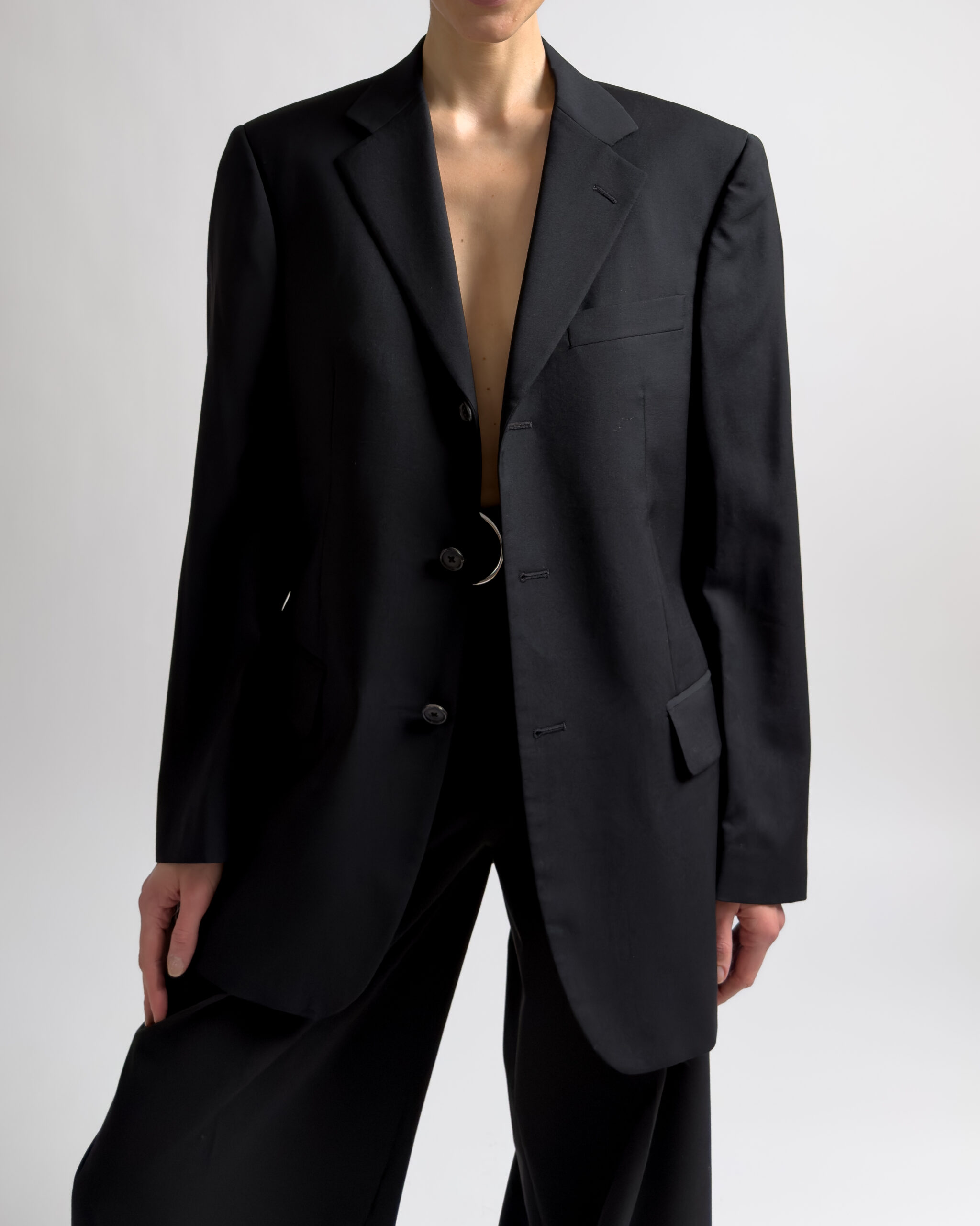 Prada Classic Wool Blazer | Black