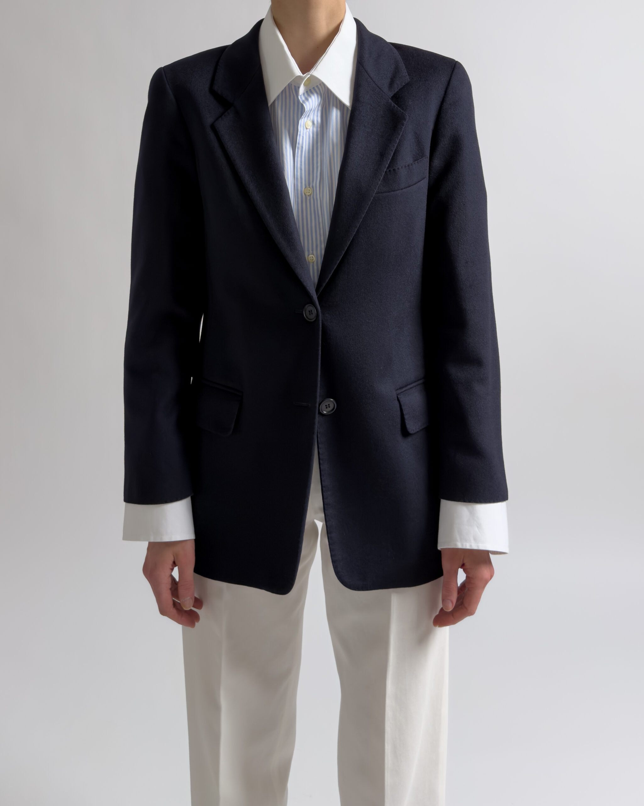 Max Mara Pure Cashmere Blazer | Navy