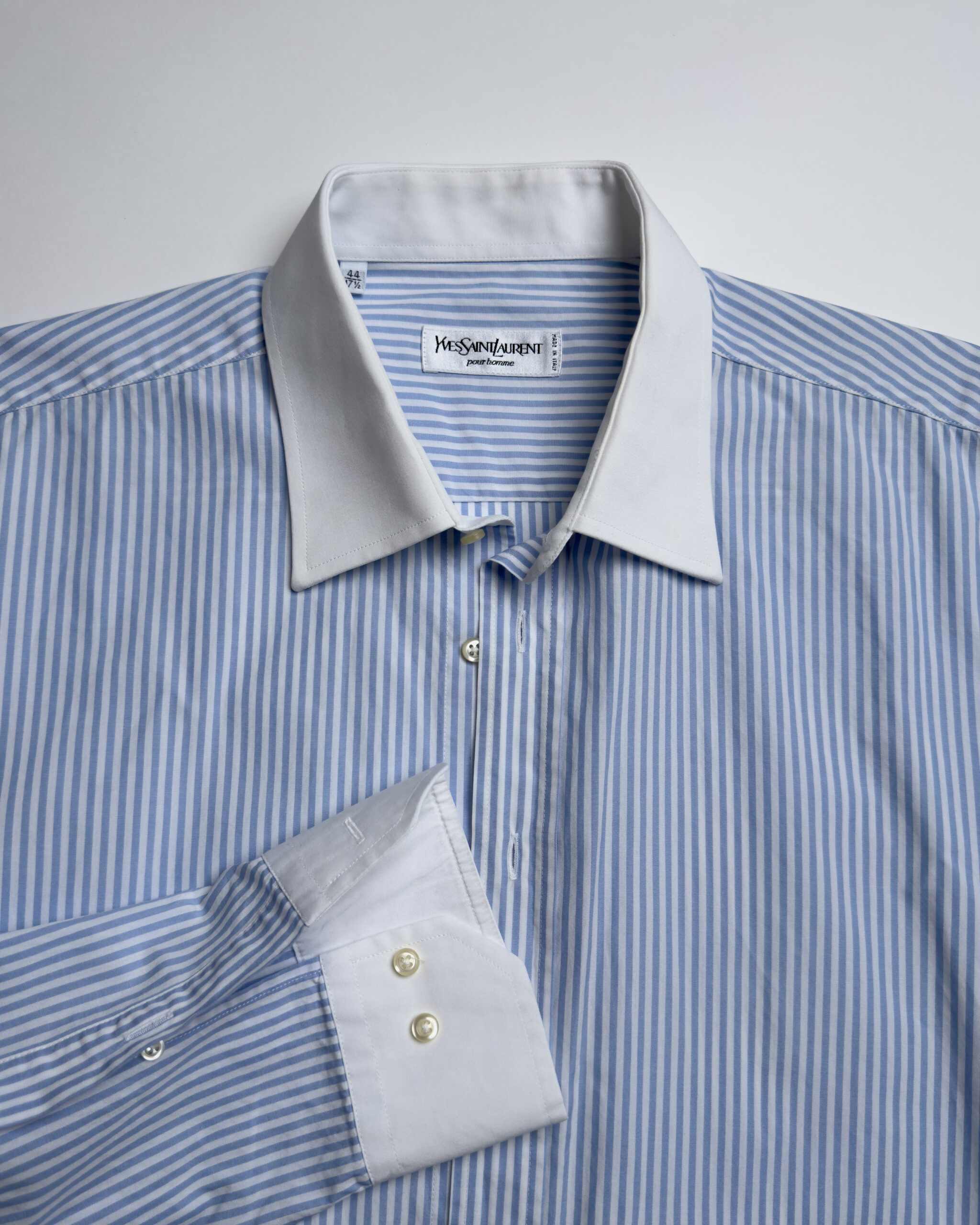 Yves Saint Laurent Cotton Shirt | Light Blue