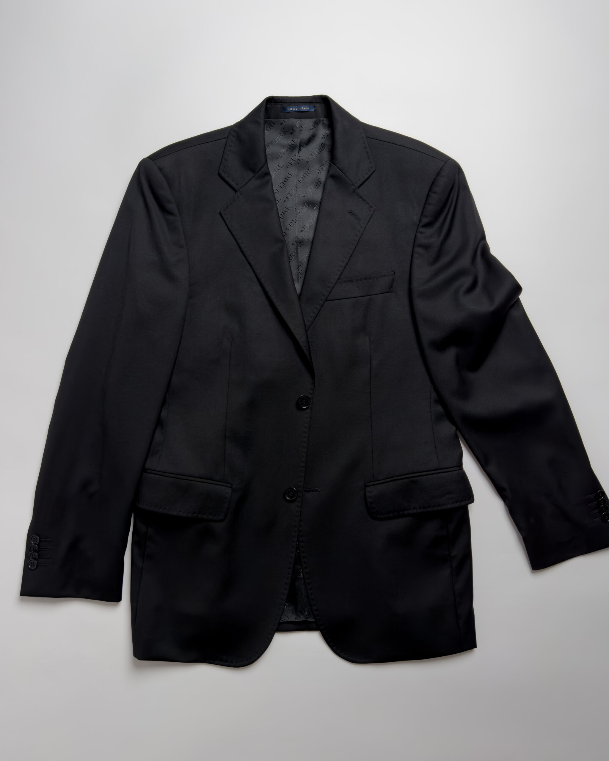 Ferre x Loro Piana Merino Wool Blazer | Black
