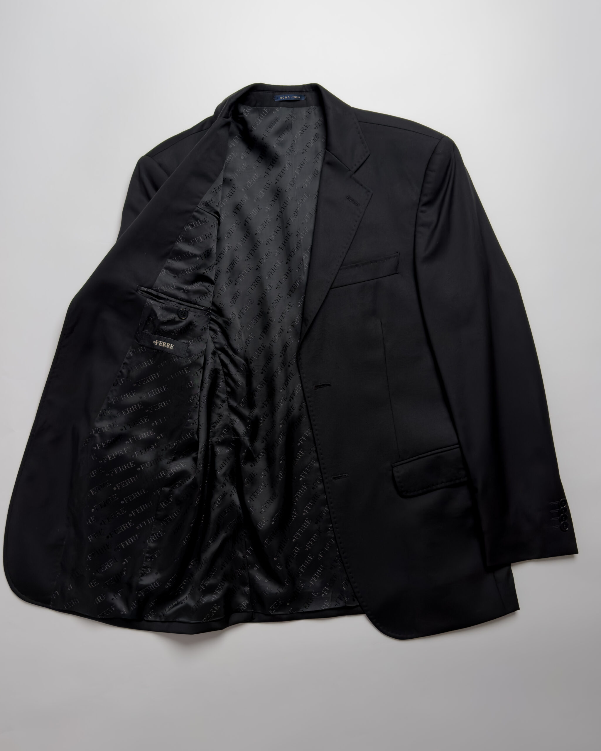 Ferre x Loro Piana Merino Wool Blazer | Black