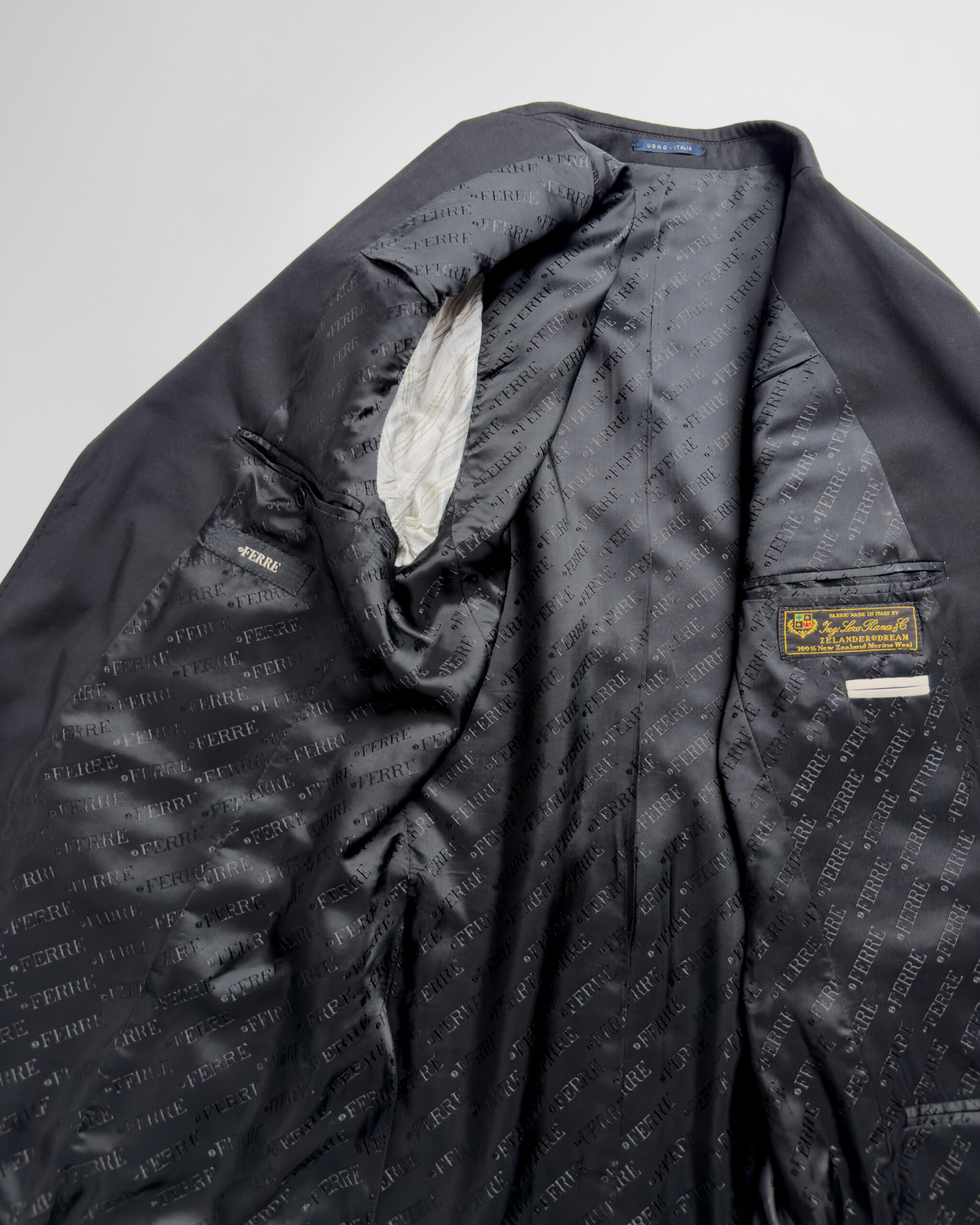 Ferre x Loro Piana Merino Wool Blazer | Black